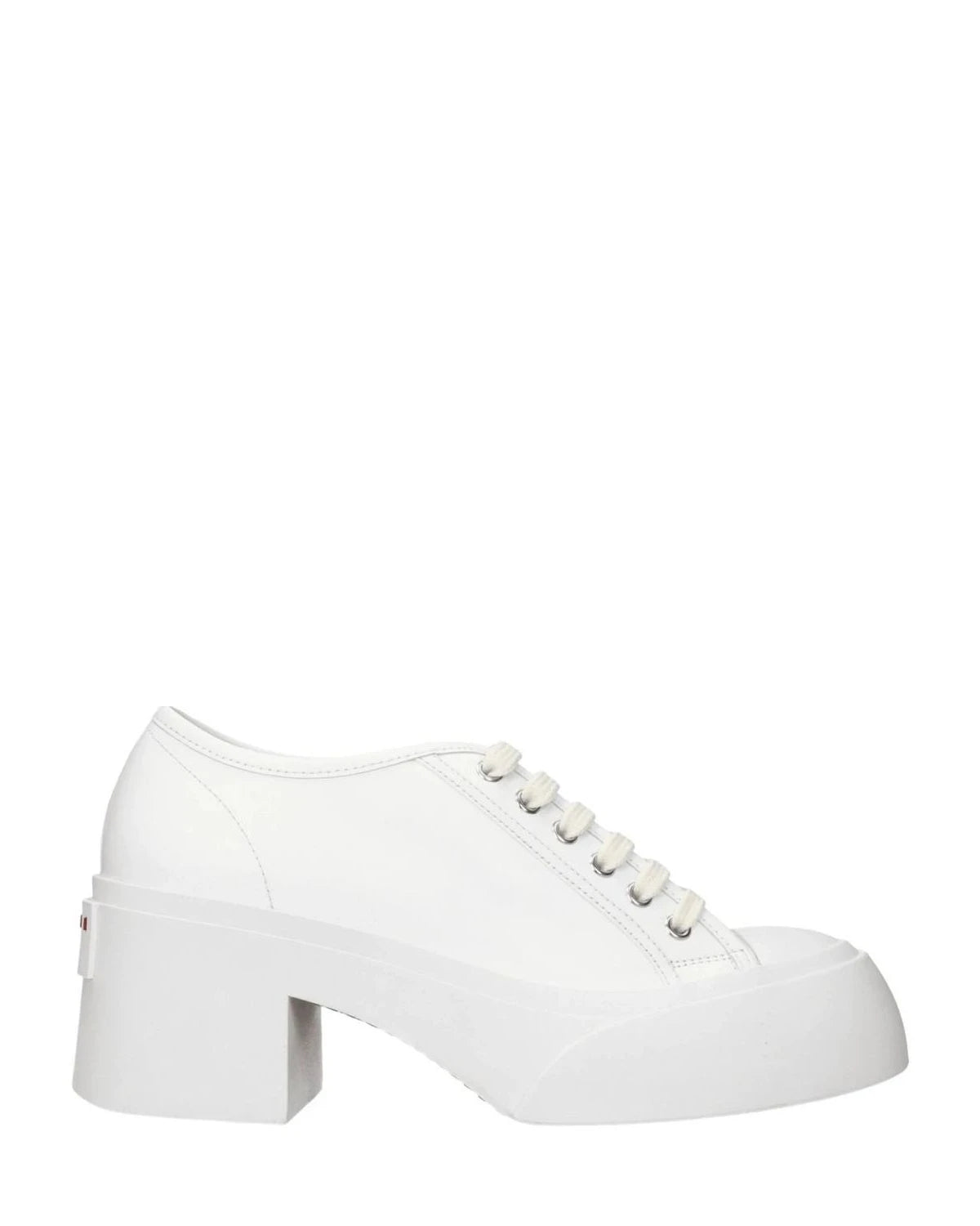 Marnie Leather White Marni Platform Sneakers Sneakers