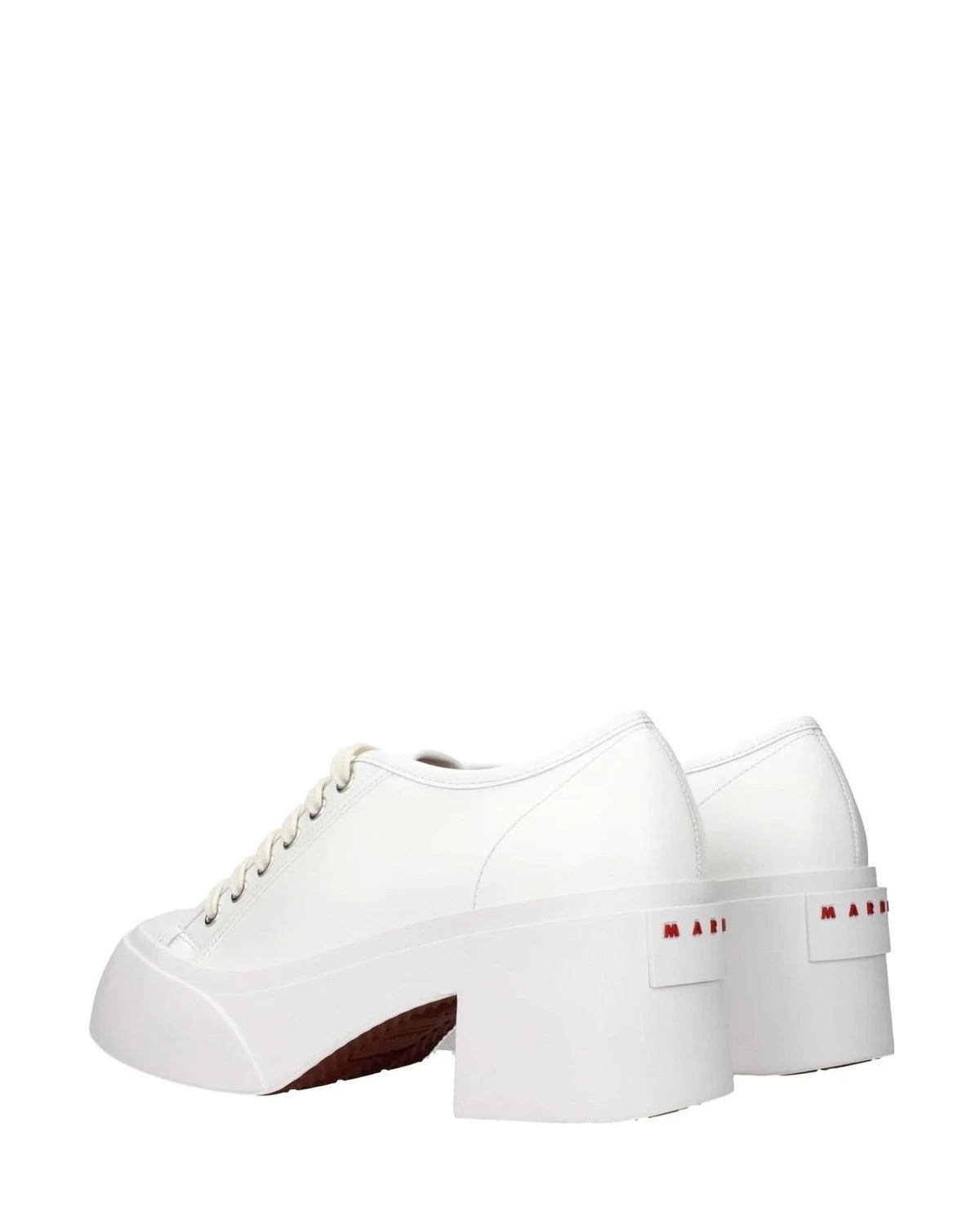 Marnie Leather White Marni Platform Sneakers Sneakers