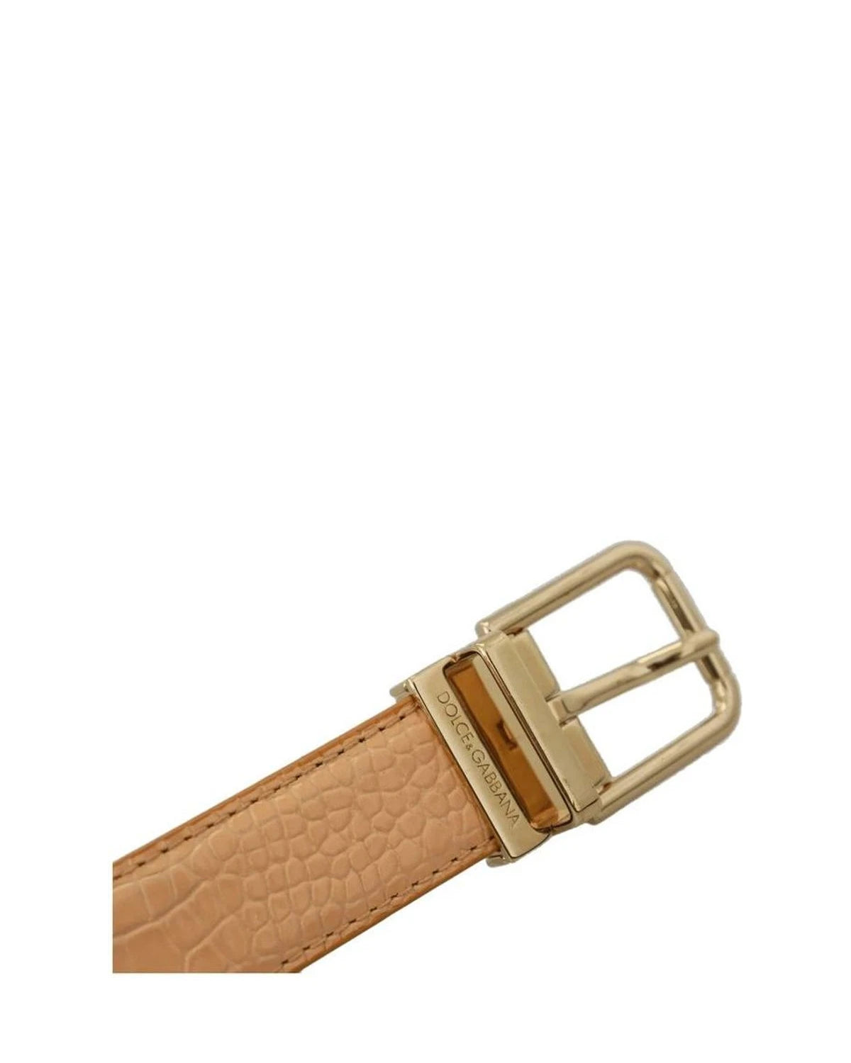 Dolce & Gabbana Belts in beige, Leather — view 7