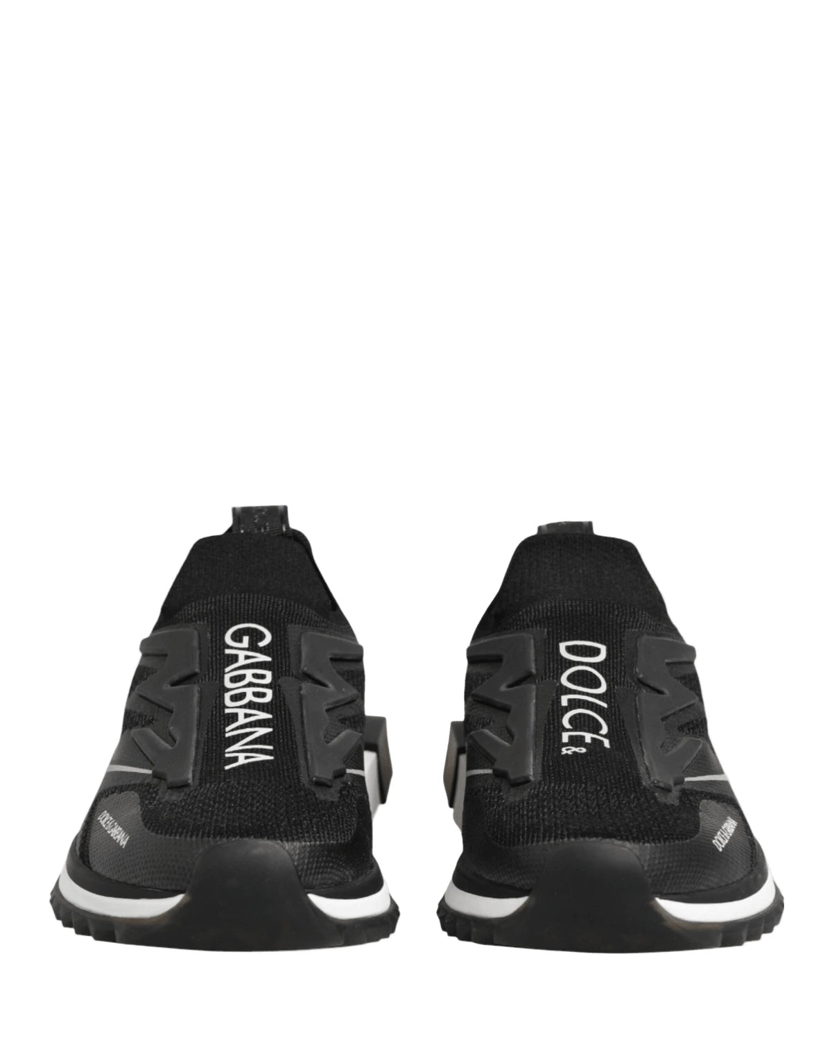Dolce & Gabbana Black Sorrento Sport Stretch Sneakers Shoes Sneakers