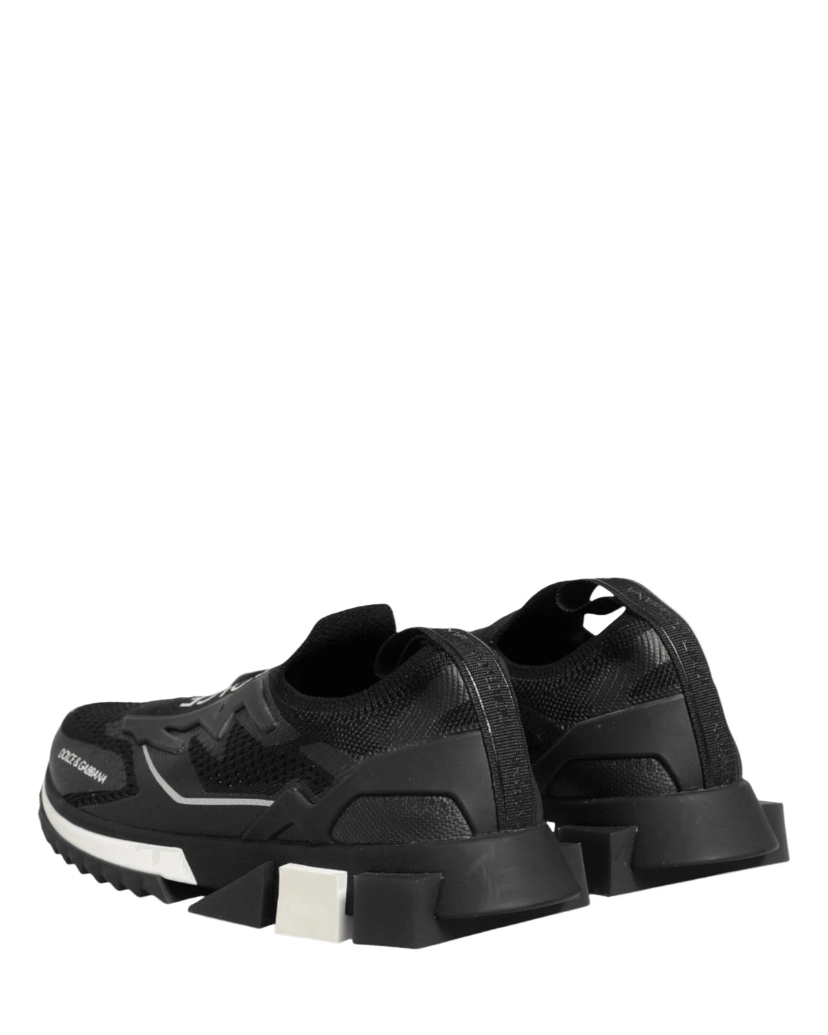 Dolce & Gabbana Black Sorrento Sport Stretch Sneakers Shoes Sneakers