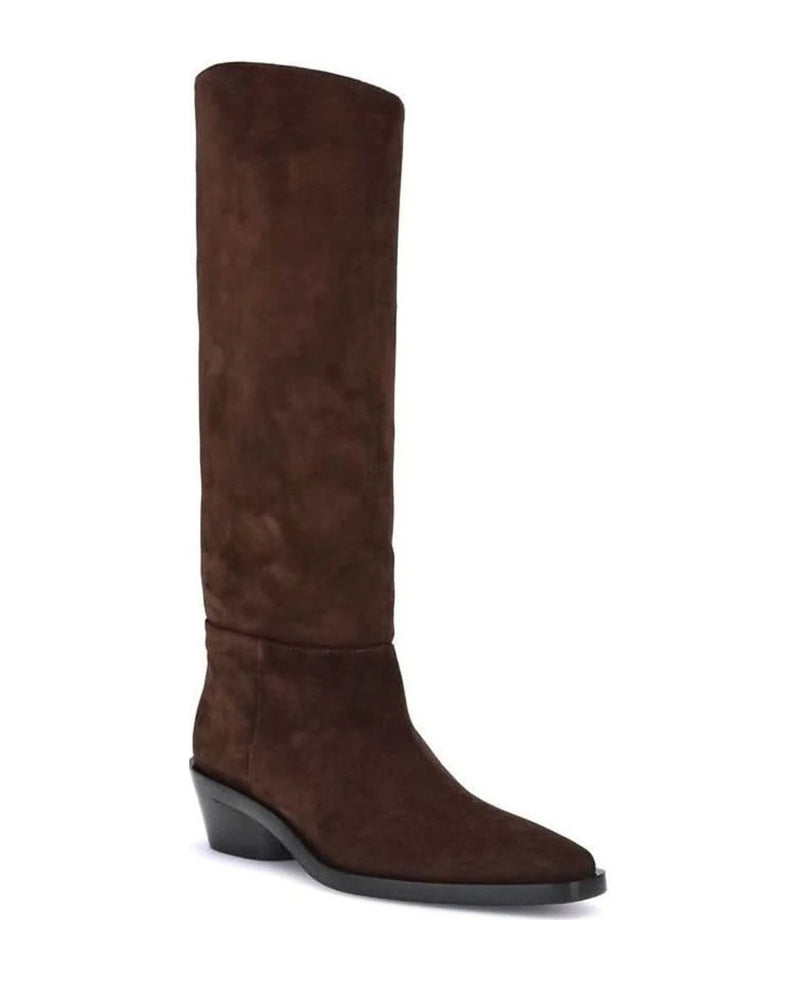 Proenza Schouler Brown Calf Leather Bos Taurus Ankle Boots Boots