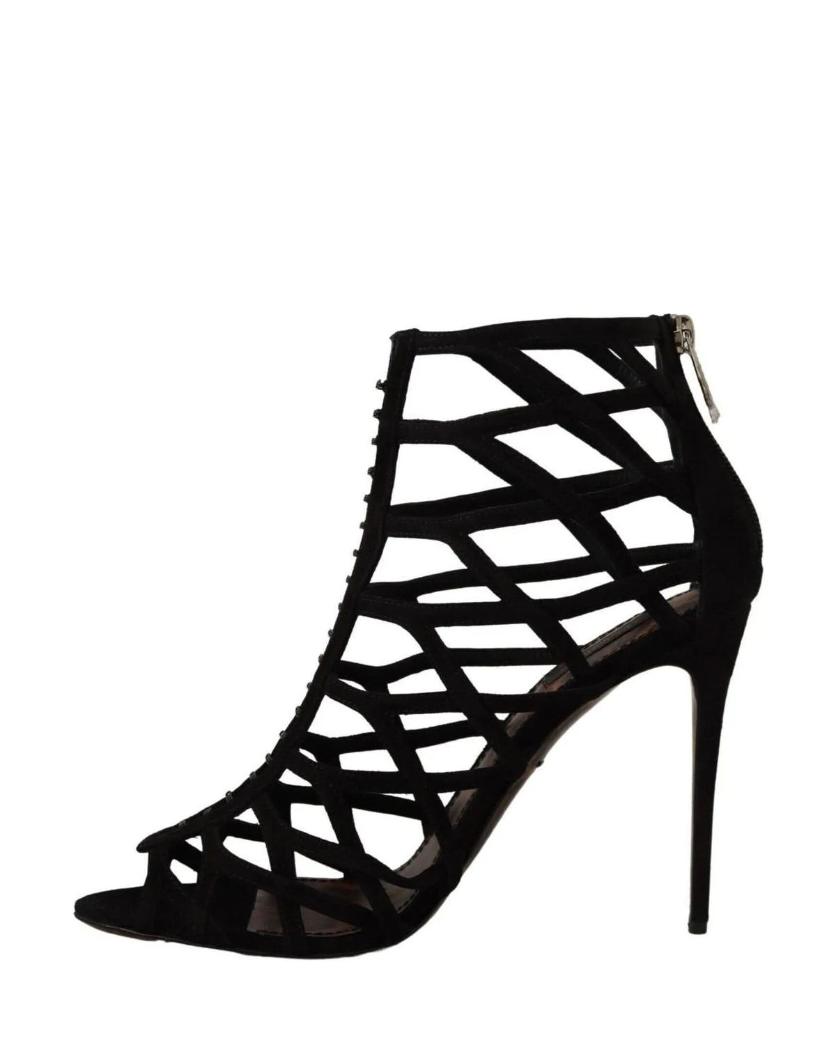 Dolce & Gabbana Black Suede Stiletto Heels Heels