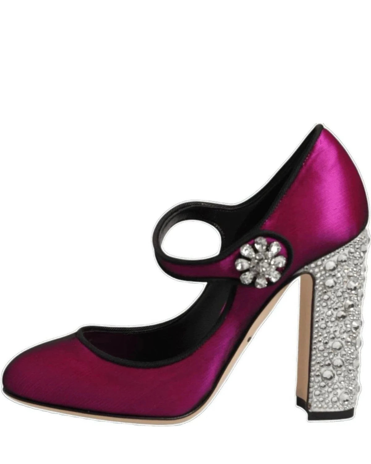 Dolce & Gabbana Pink Embellished High Heels Pumps Shoes