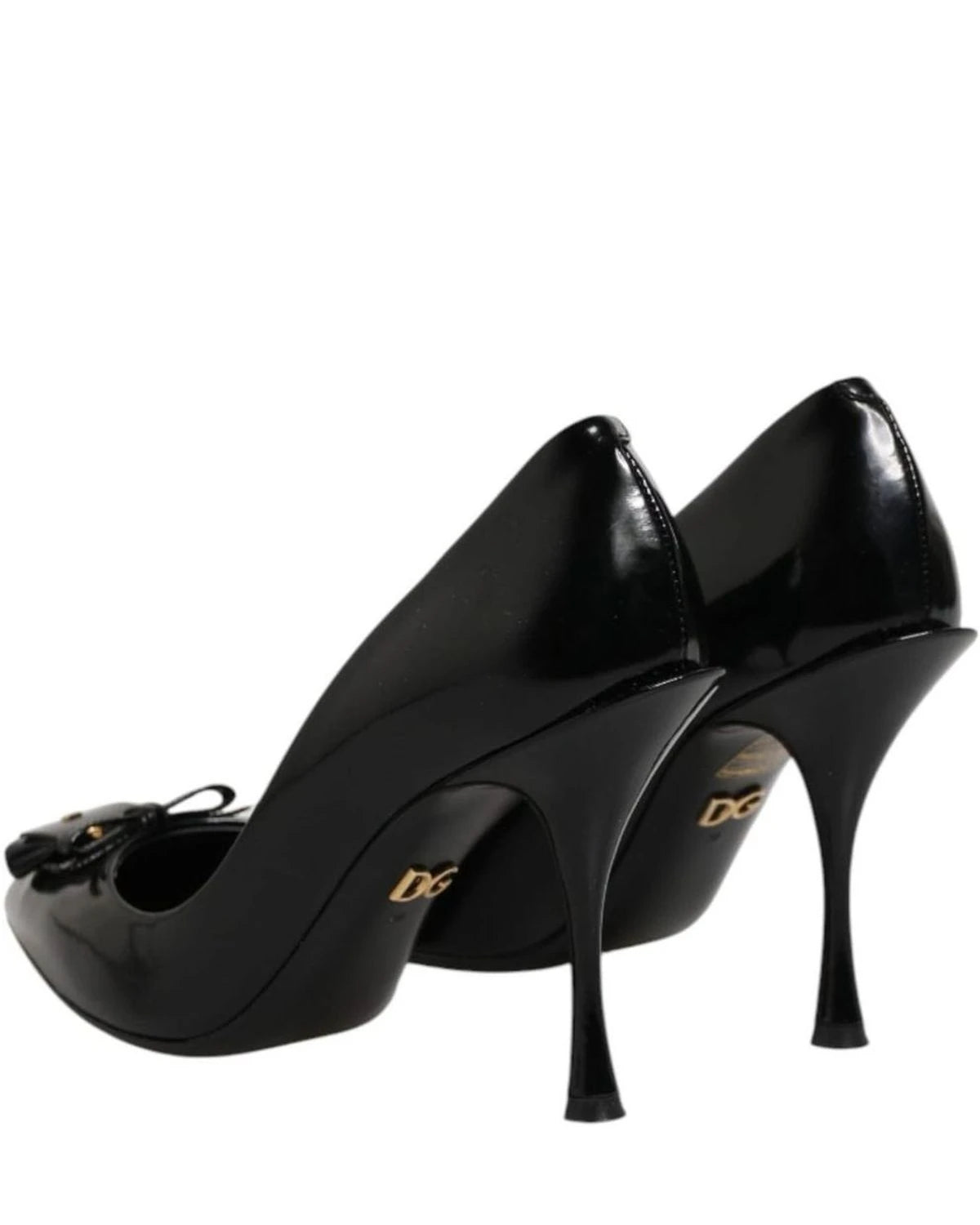 Dolce & Gabbana Black Bag Embellished Heels Heels