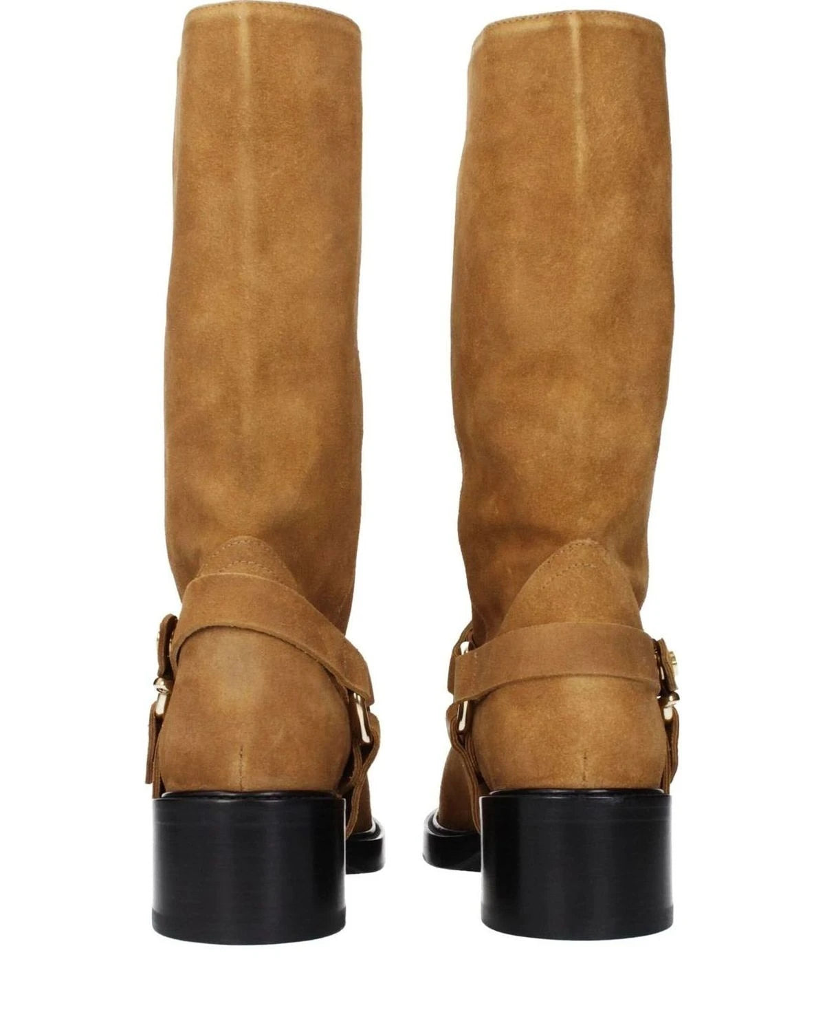 Chloé Brown Leather Ankle Boots Boots