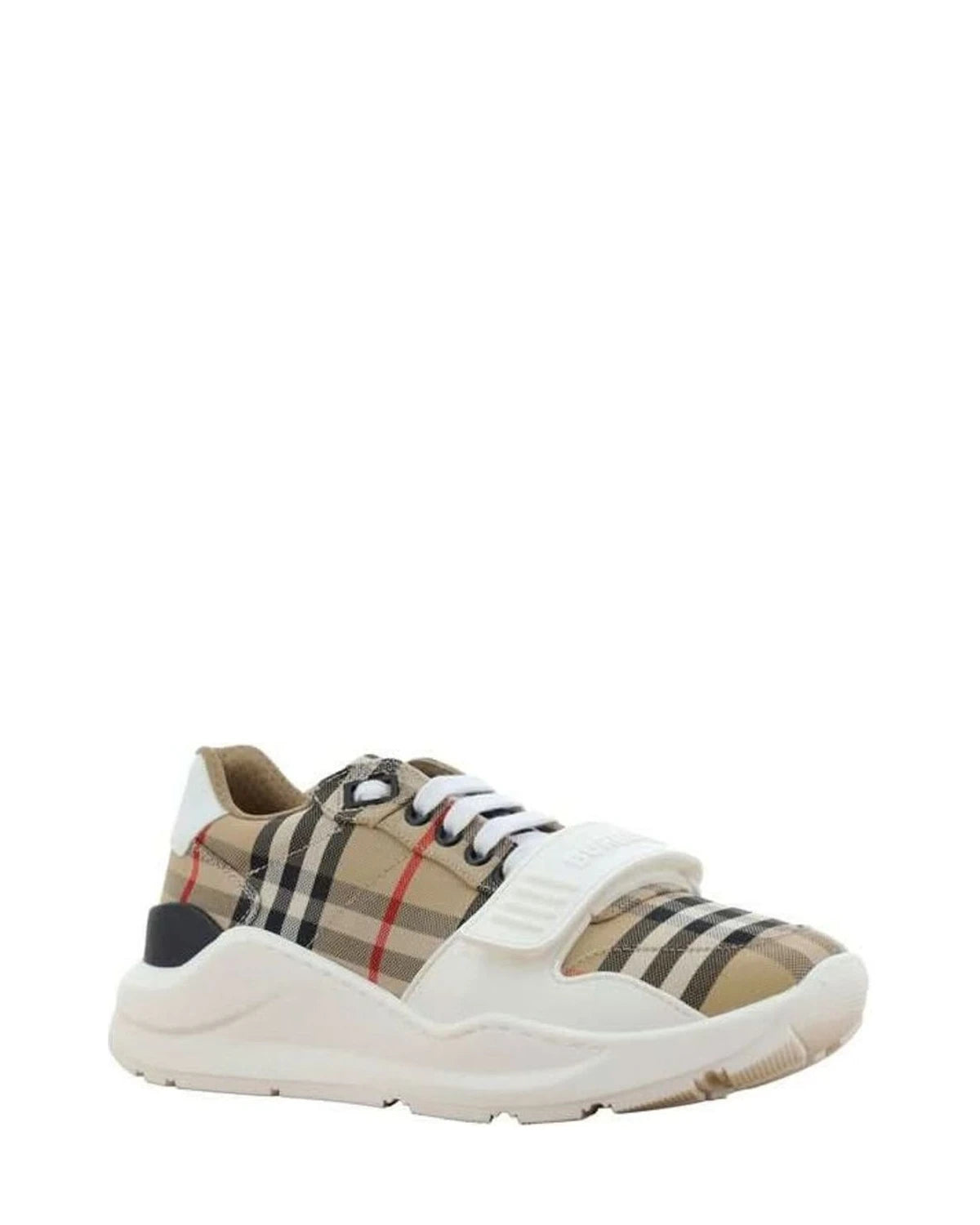 Burberry Beige Cotton Athletic Sneakers Sneakers