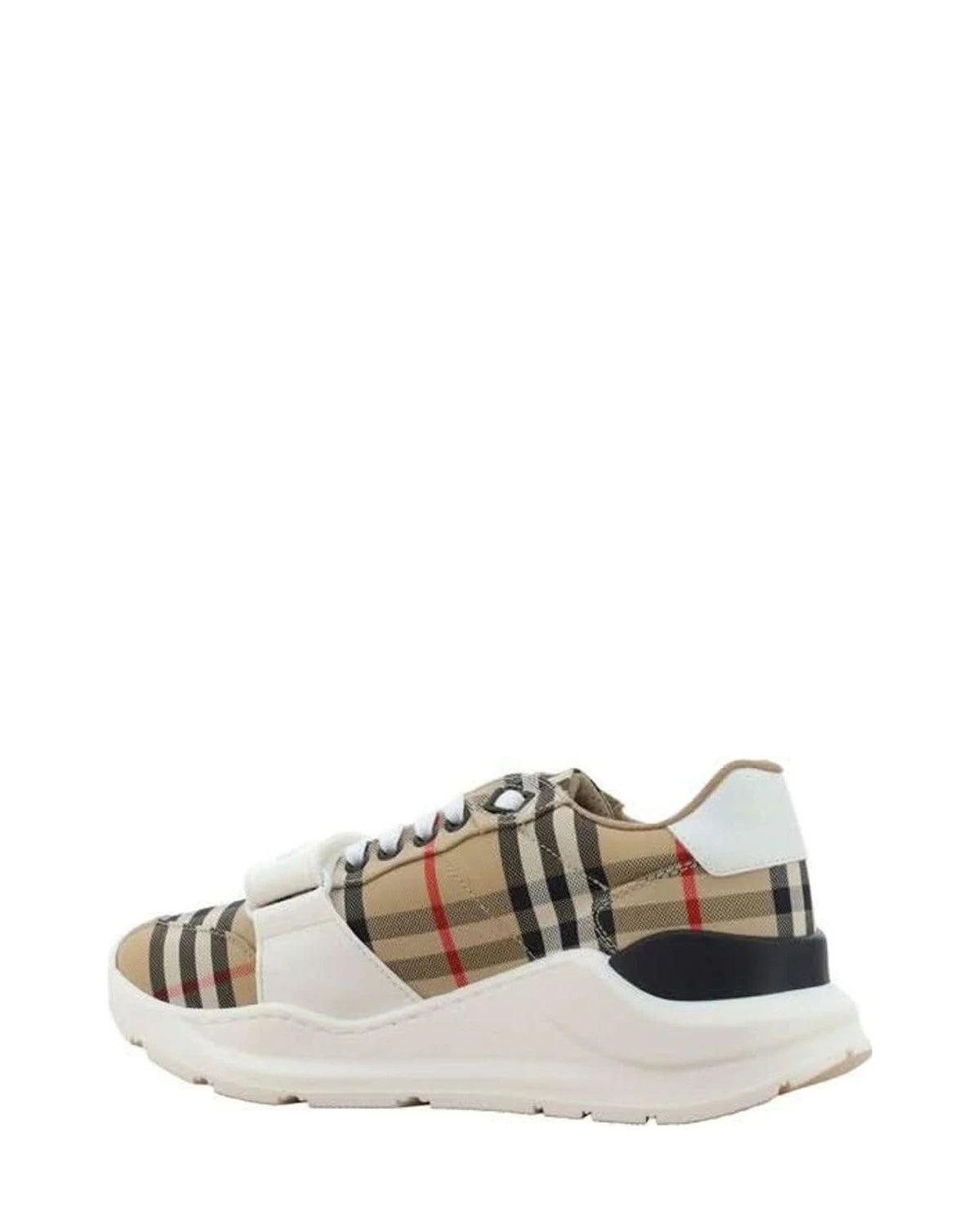 Burberry Beige Cotton Athletic Sneakers Sneakers