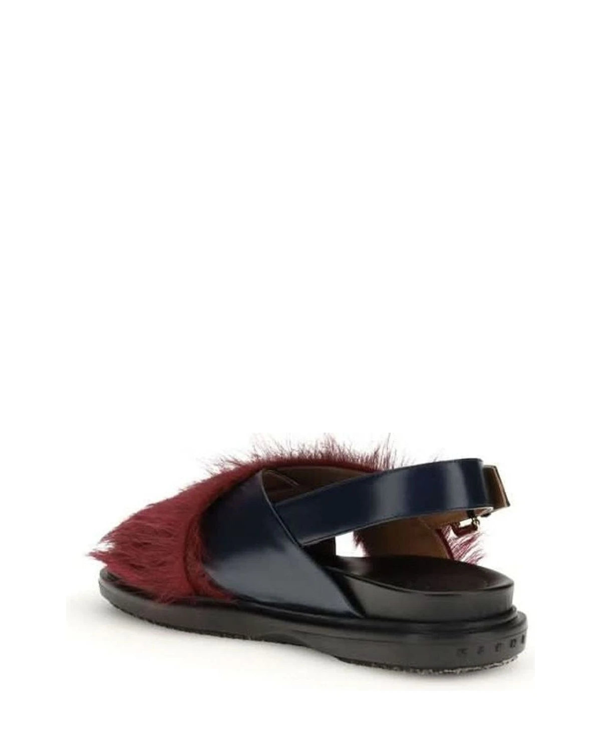 Marni Calf Leather Bos Taurus Flat Sandals Sandals