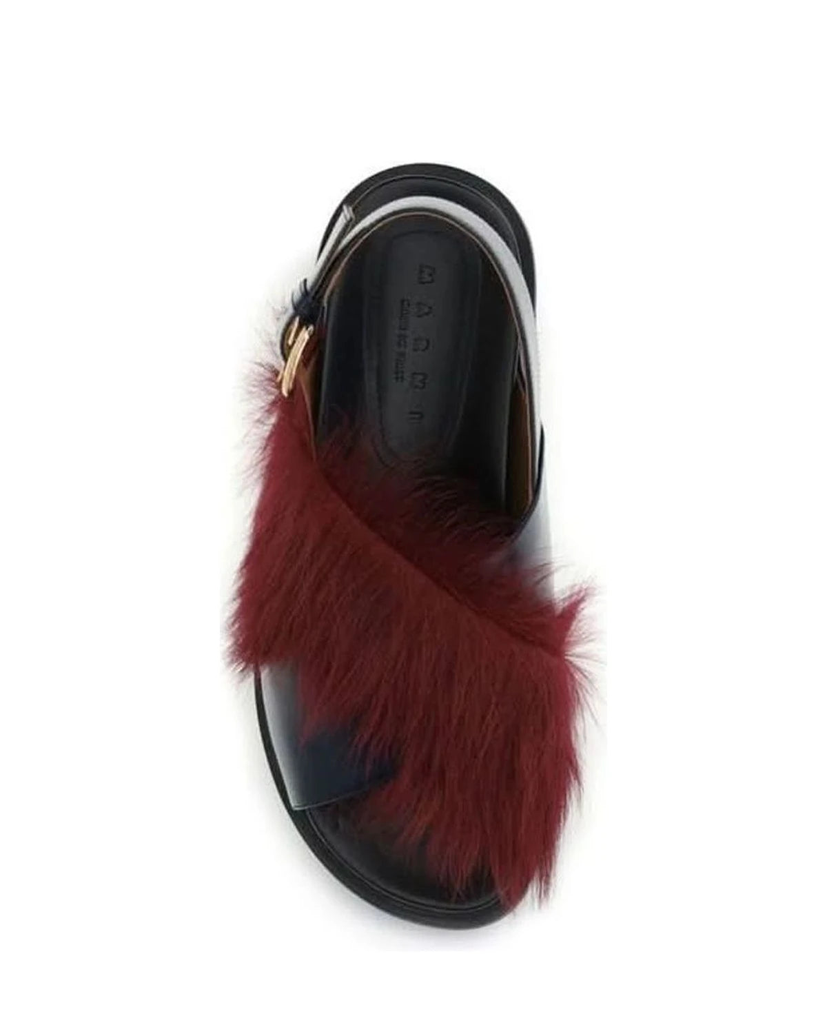 Marni Calf Leather Bos Taurus Flat Sandals Sandals