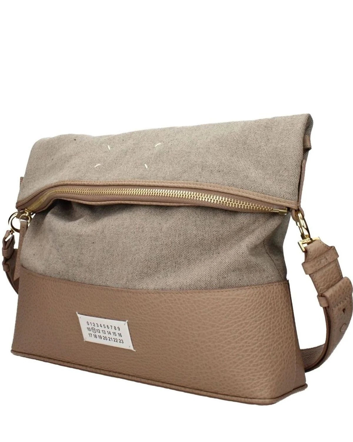 Maison Margiela Beige Fabric Shoulder Bag Handbags