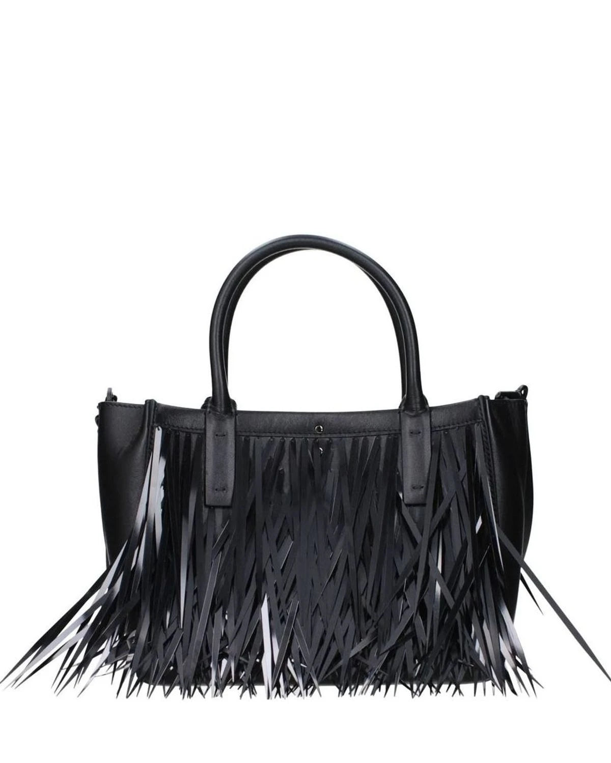 Valentino Garavani Black Leather Handbag Shoulder Bags