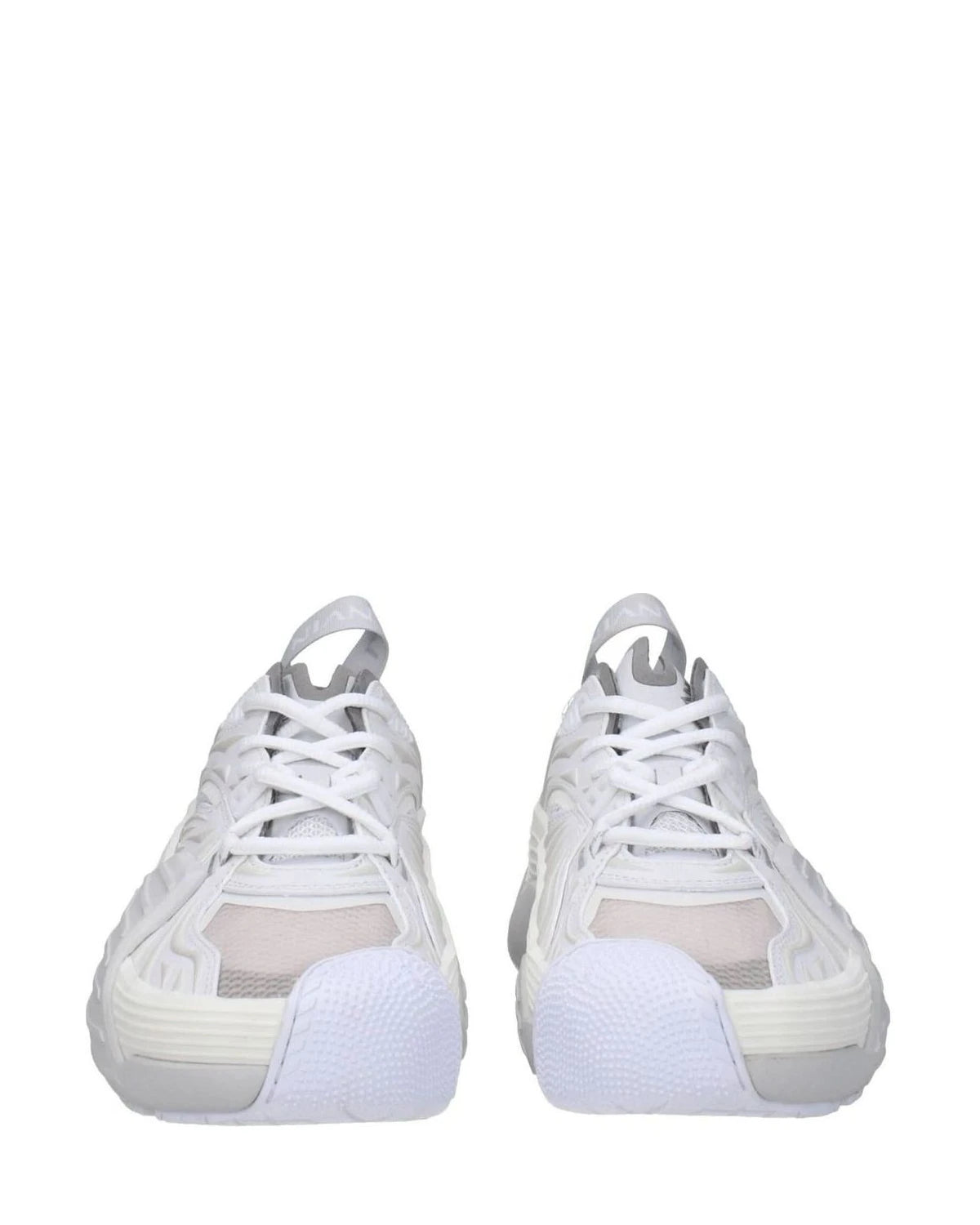 Lanvin White Leather Athletic Sneakers Sneakers