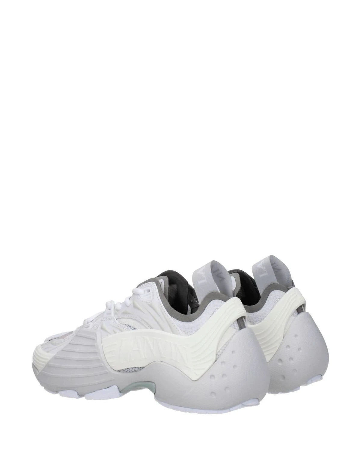 Lanvin White Leather Athletic Sneakers Sneakers