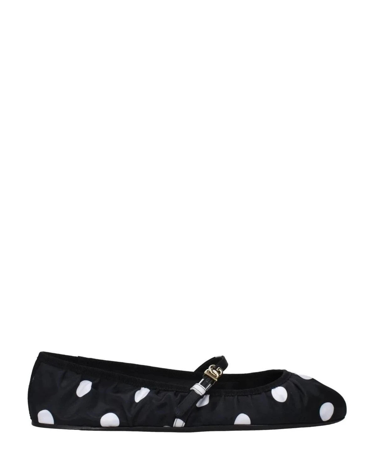 Dolce & Gabbana Black Ballet Flats Flats