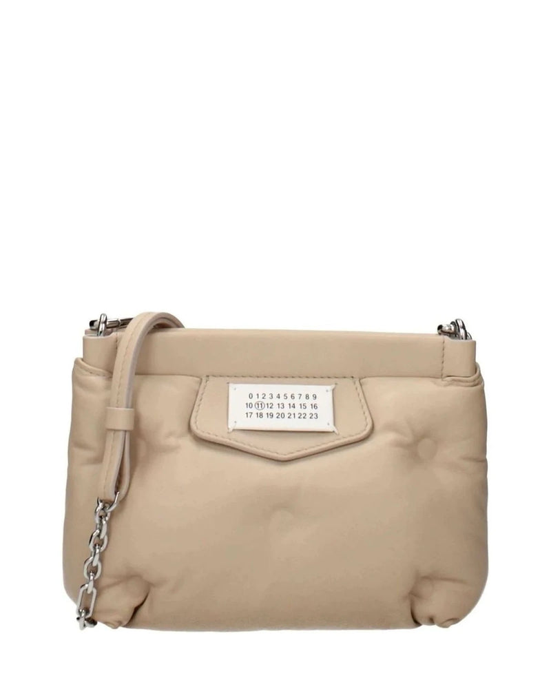 Maison Margiela Beige Leather Crossbody Bag Cross Body Bags