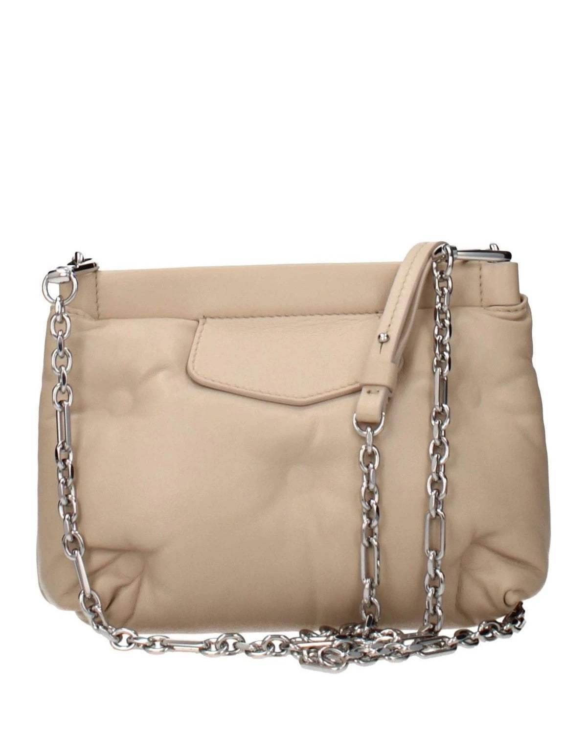 Maison Margiela Beige Leather Crossbody Bag Cross Body Bags