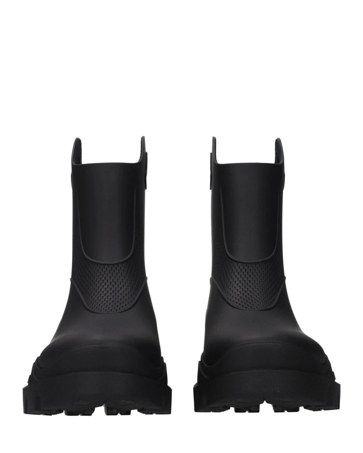 Moncler Black Cotton Ankle Boots Boots