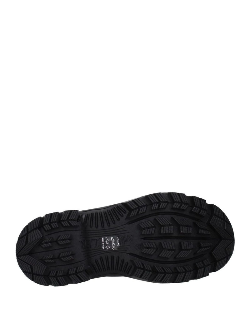 Moncler Black Cotton Ankle Boots Boots