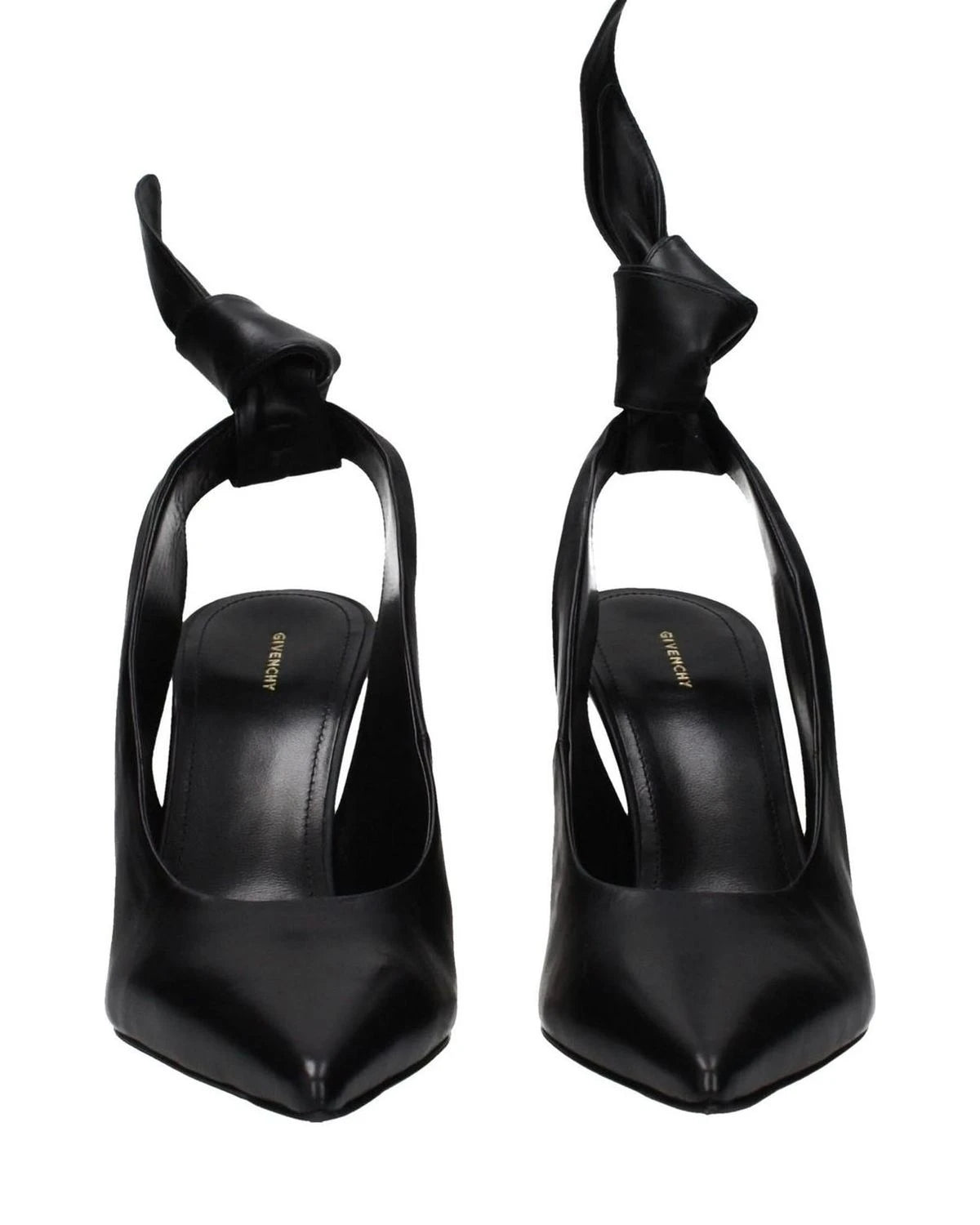 Givenchy Black Leather High Heel Pumps Heels