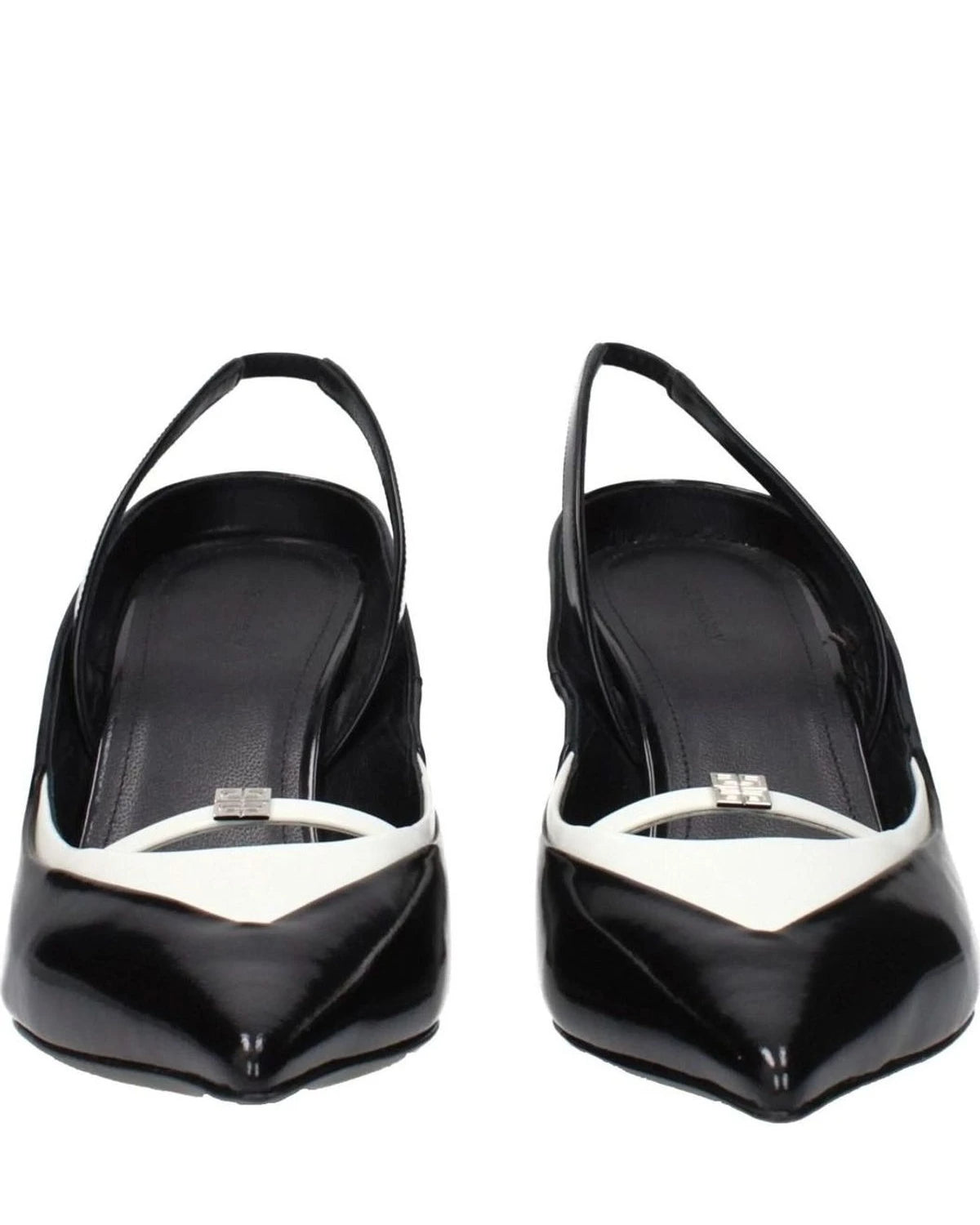 Givenchy Black Leather Wedge Sandals Sandals