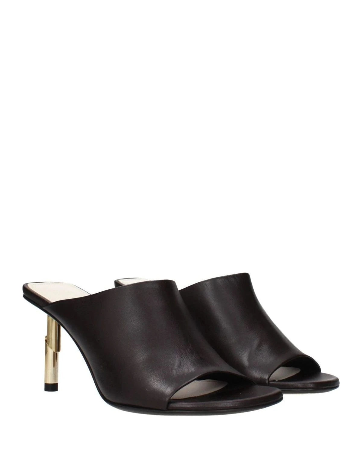 Lanvin Black Leather High Heel Pumps Heels