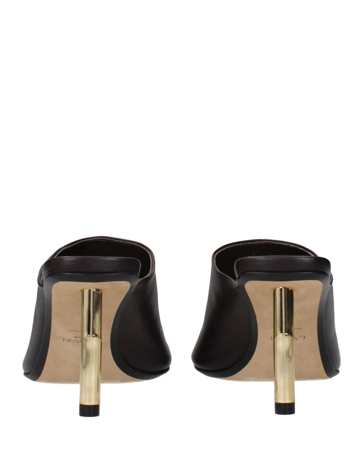 Lanvin Black Leather High Heel Pumps Heels