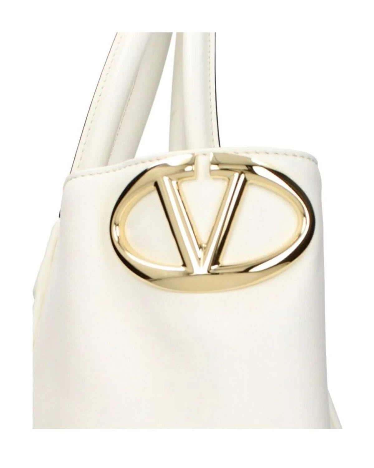 Valentino Beige Leather Handbag Shoulder Bags