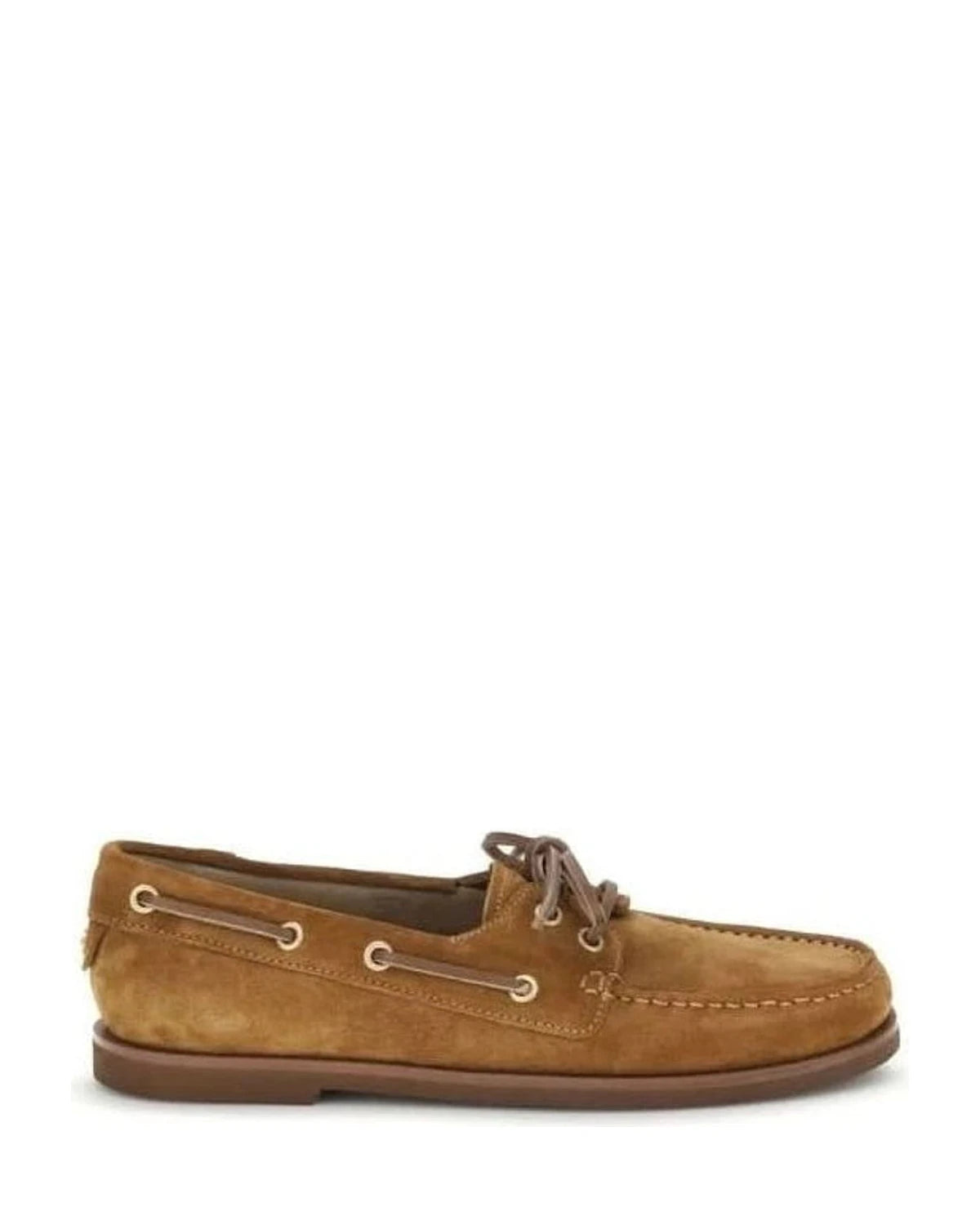 Gianvito Rossi Brown Calf Leather Bos Taurus Slip On Loafers Flats