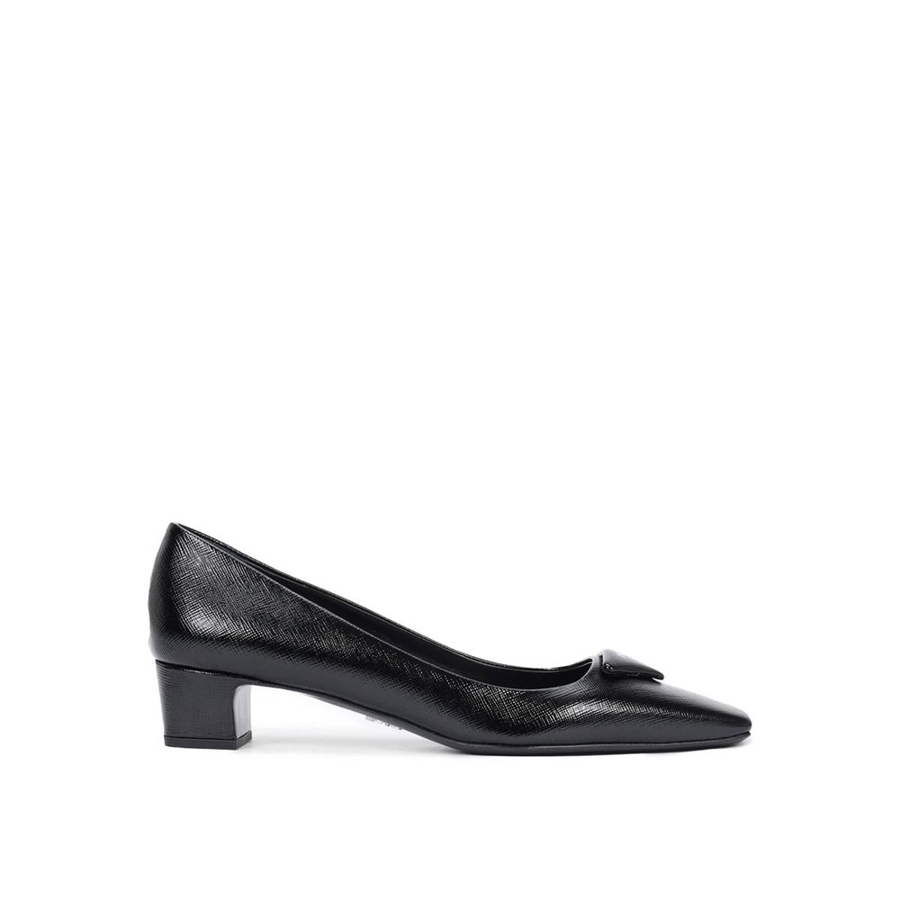 Prada Leather Saffiano Pumps
