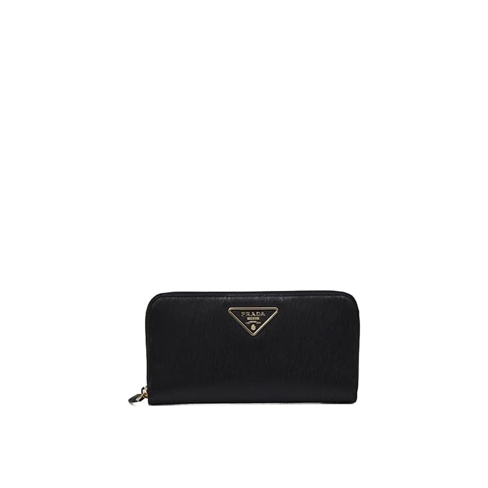 Prada Leather Logo Wallet