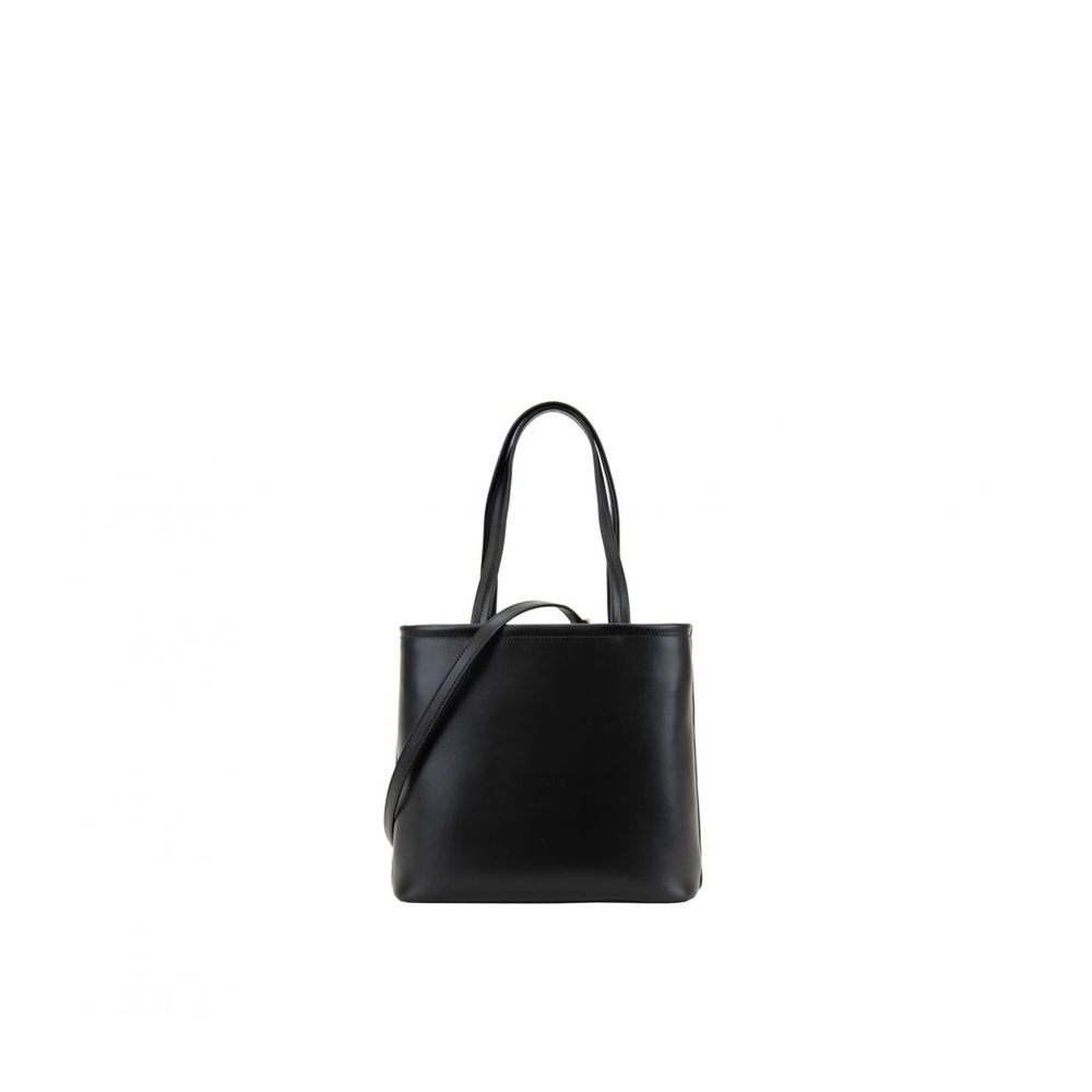 Prada Leather Logo Tote Bag