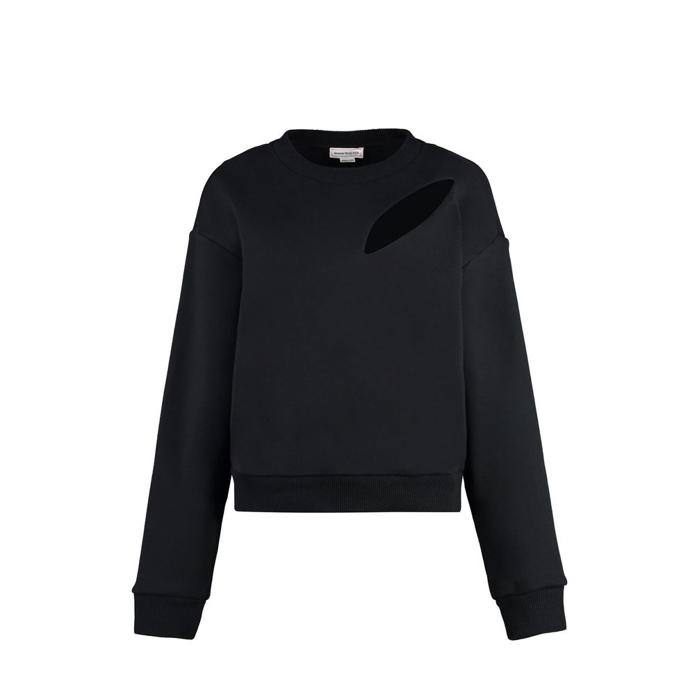 Alexander Mcqueen Cotton Sweat-Shirt Glam Steals