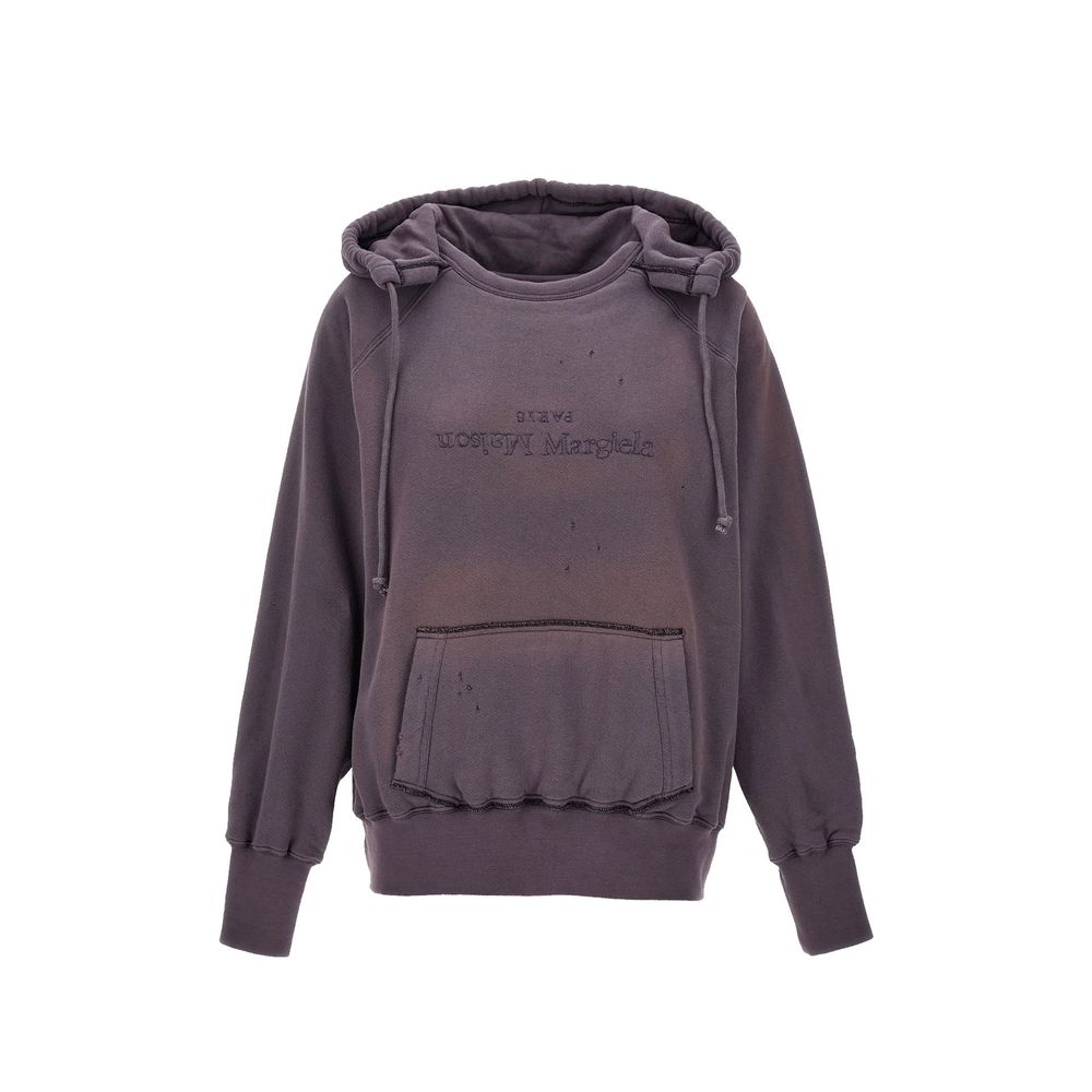 Maison Margiela Cotton Hooded Sweat-Shirt - Tops - For Women - GlamSteals