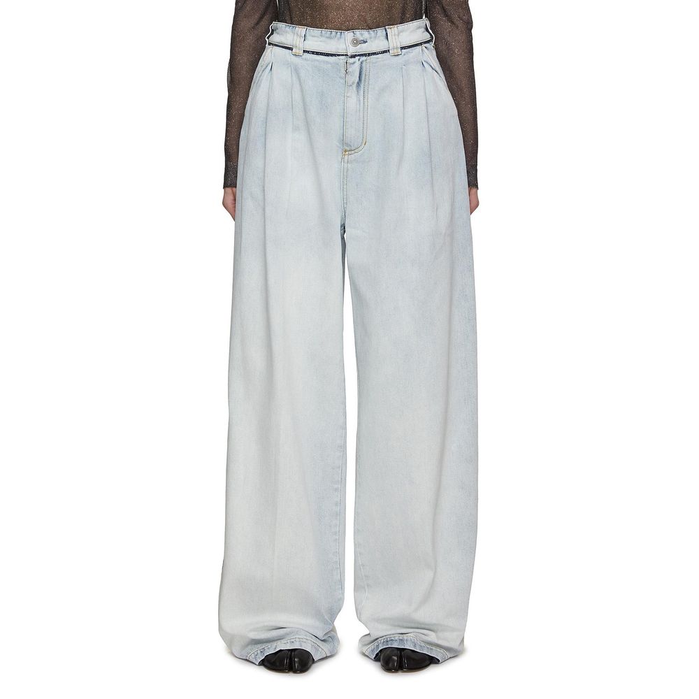 Maison Margiela Cotton Denim Jeans - Bottoms - For Women - GlamSteals