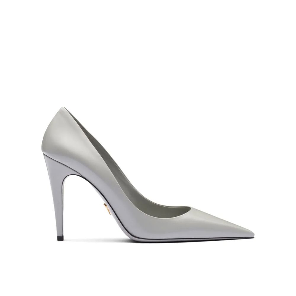 Prada Leather Brushed Pumps