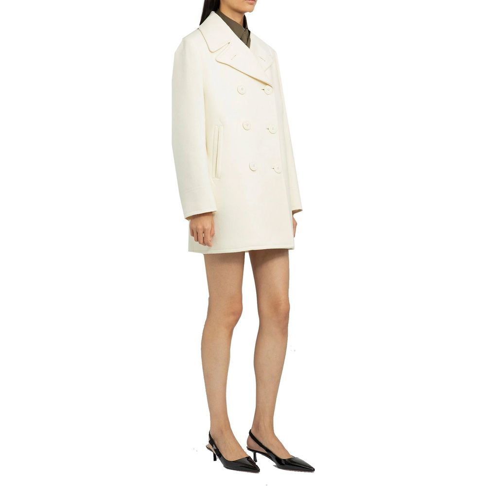 Prada Wool Double Breasted Coat