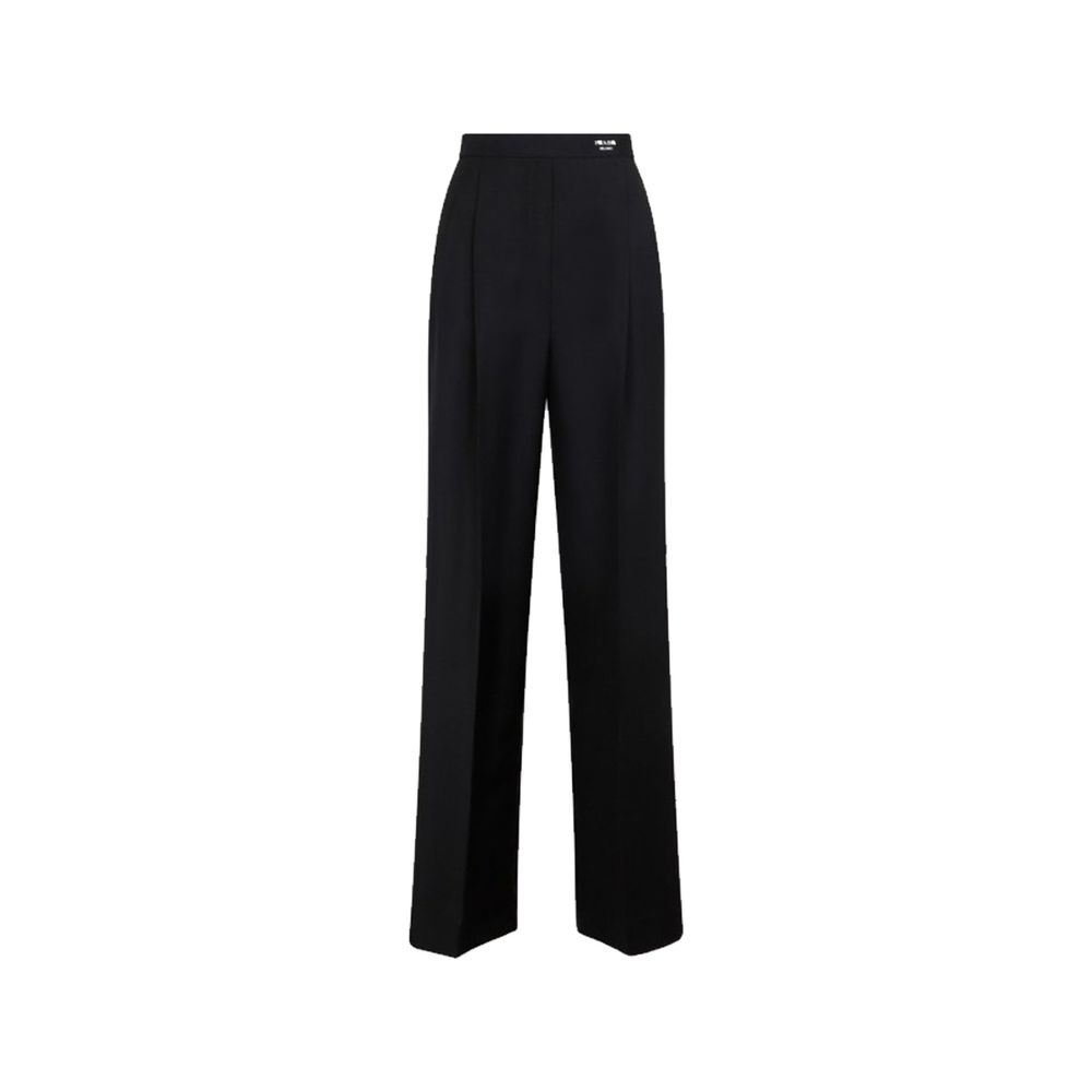 Prada Wool Classic Logo Pant