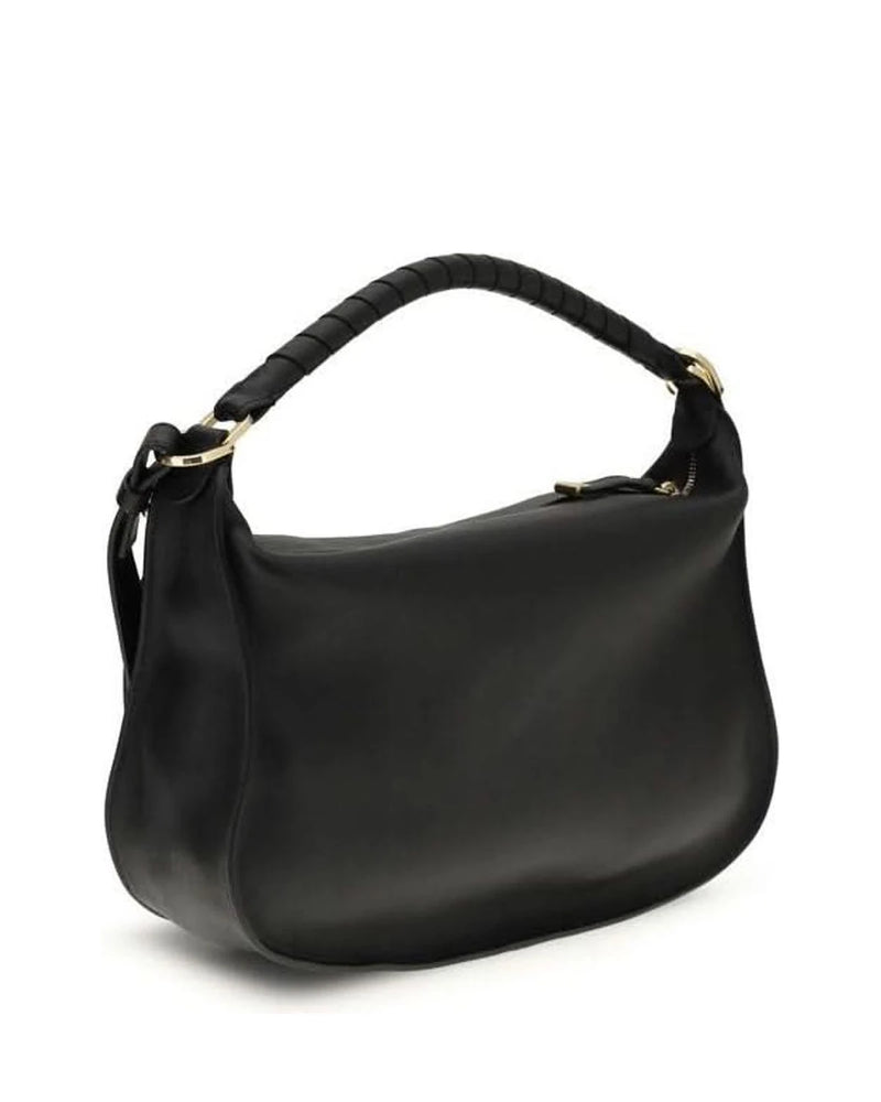 Chloé Black Calf Leather Bos Taurus Shoulder Bag Shoulder Bags