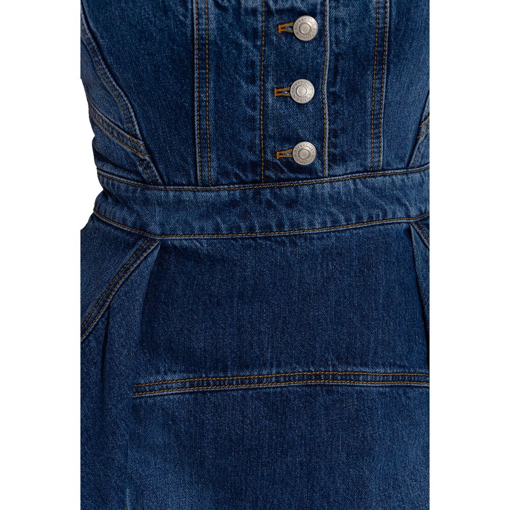 Alexander Mcqueen Denim Mini Dress