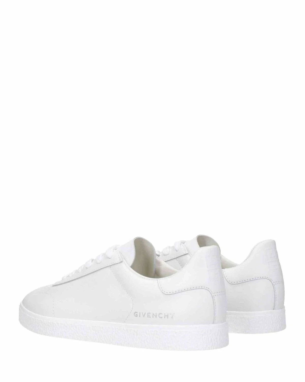 Givenchy White Leather Low Top Sneakers Sneakers