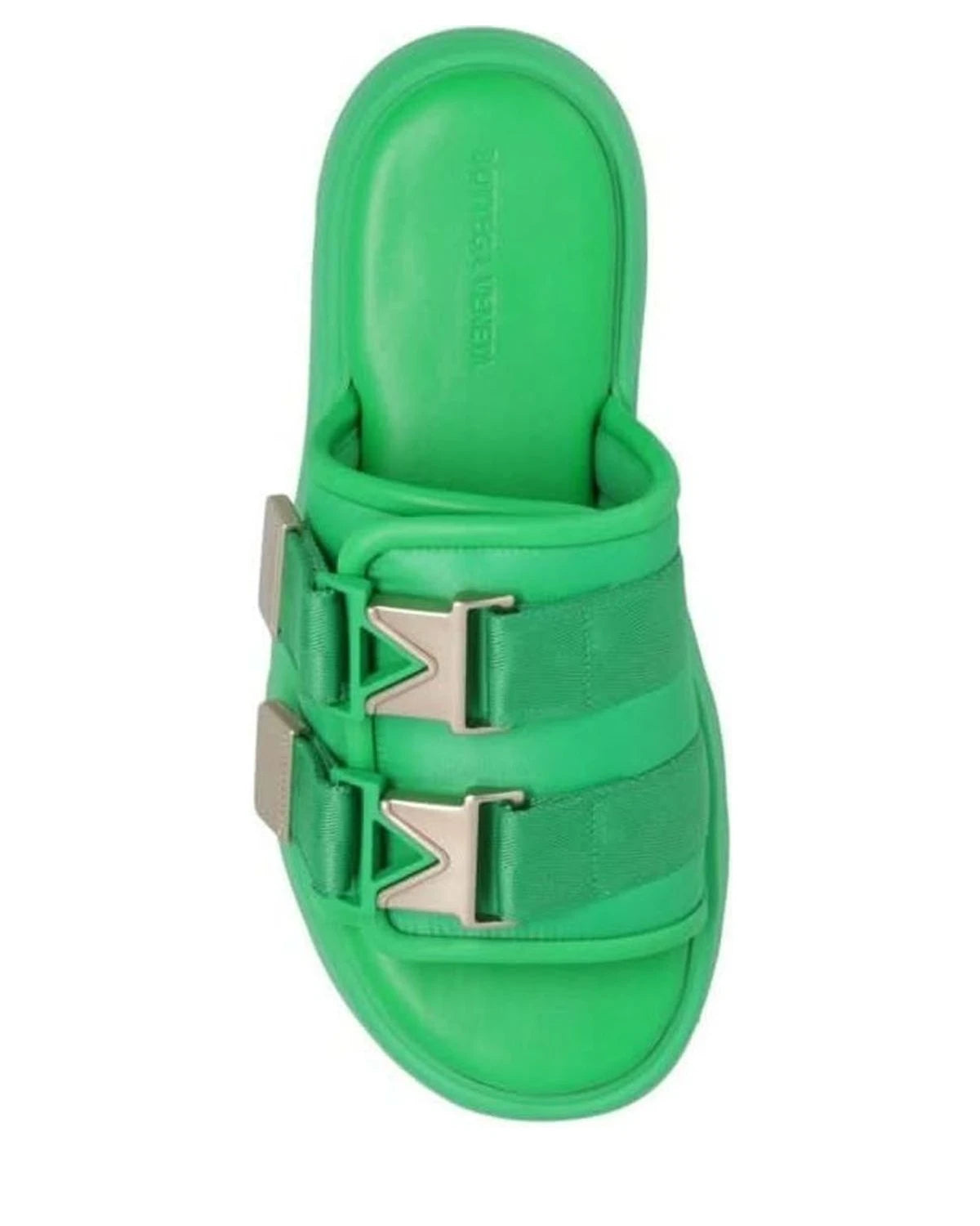 Bottega Veneta Nylon Slides Flats