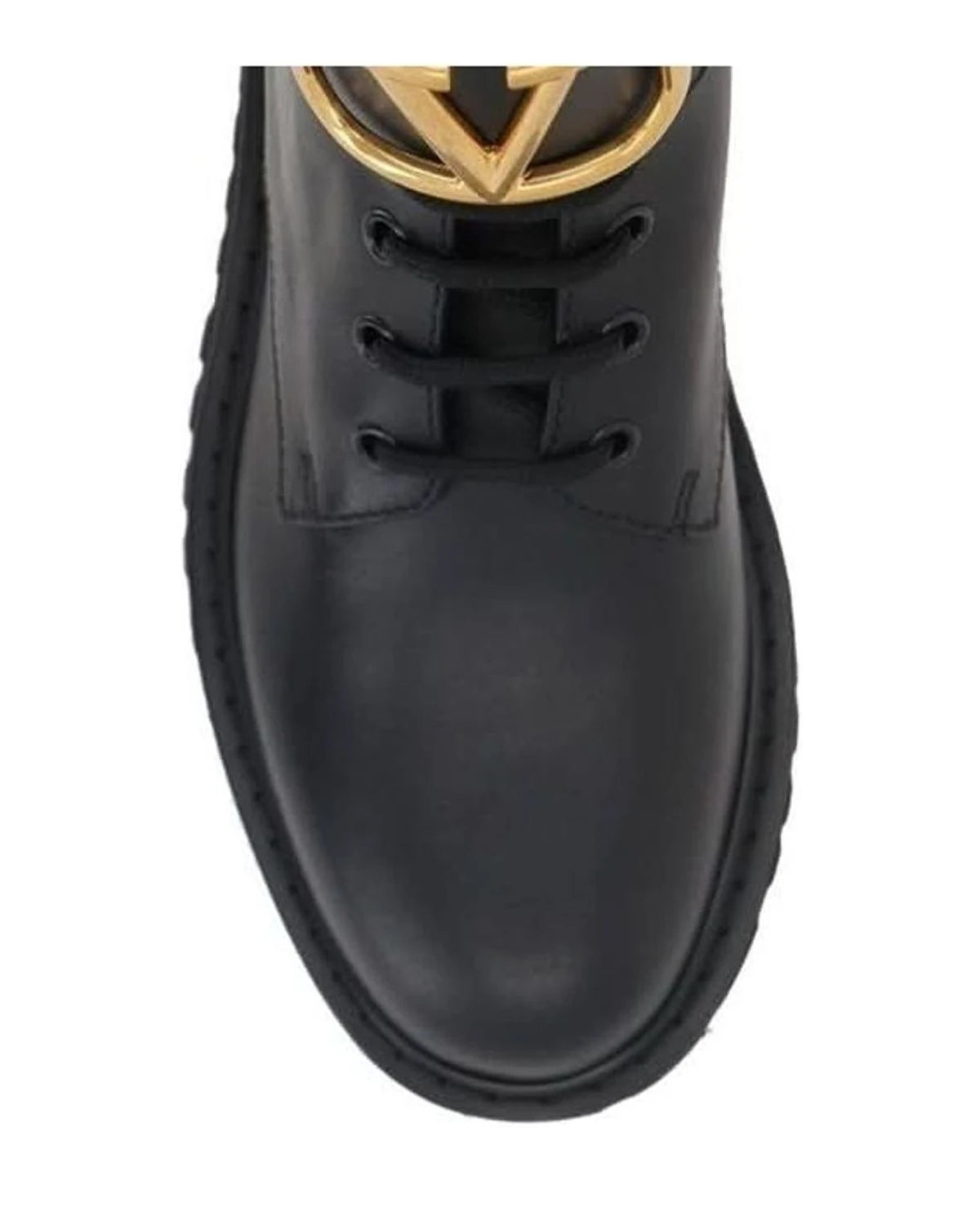Valentino Garavani Black Lace Calfskin Up Boots Boots