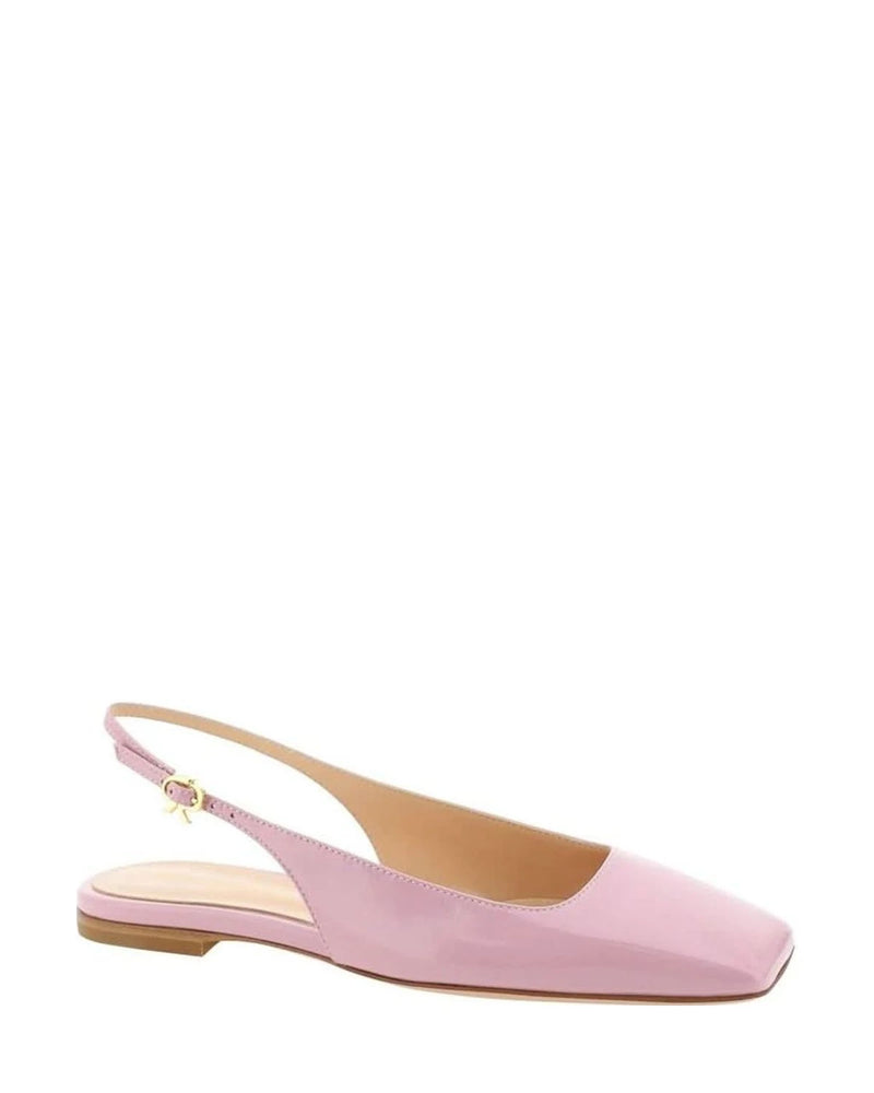 Gianvito Rossi Calfskin Strap Sandals Flats