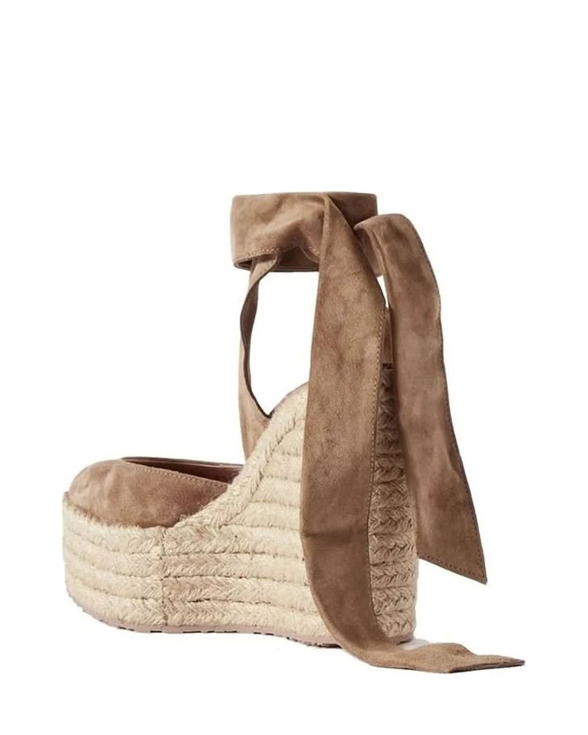 Gianvito Rossi Beige Calfskin Wedge Sandals Sandals