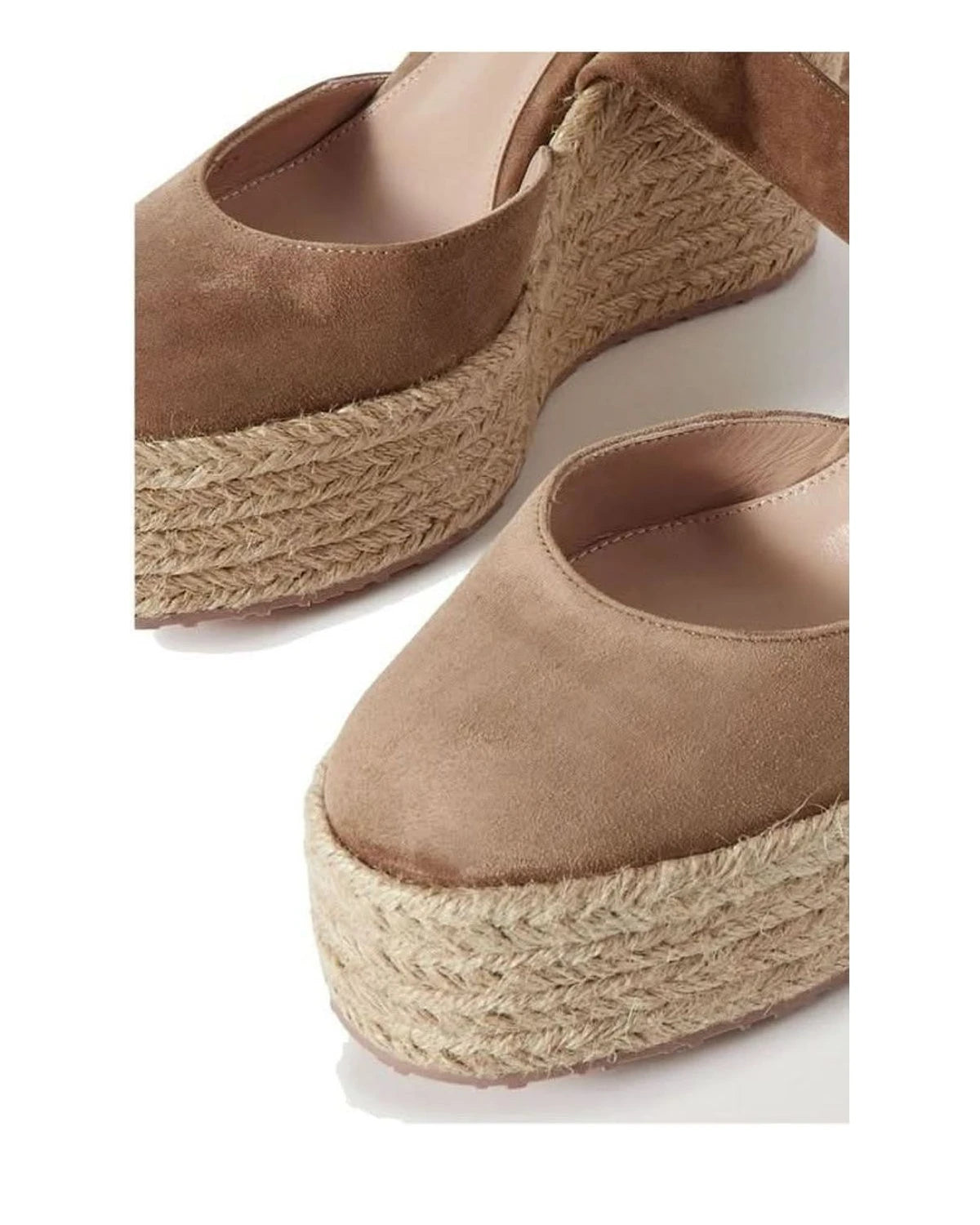Gianvito Rossi Beige Calfskin Wedge Sandals Sandals