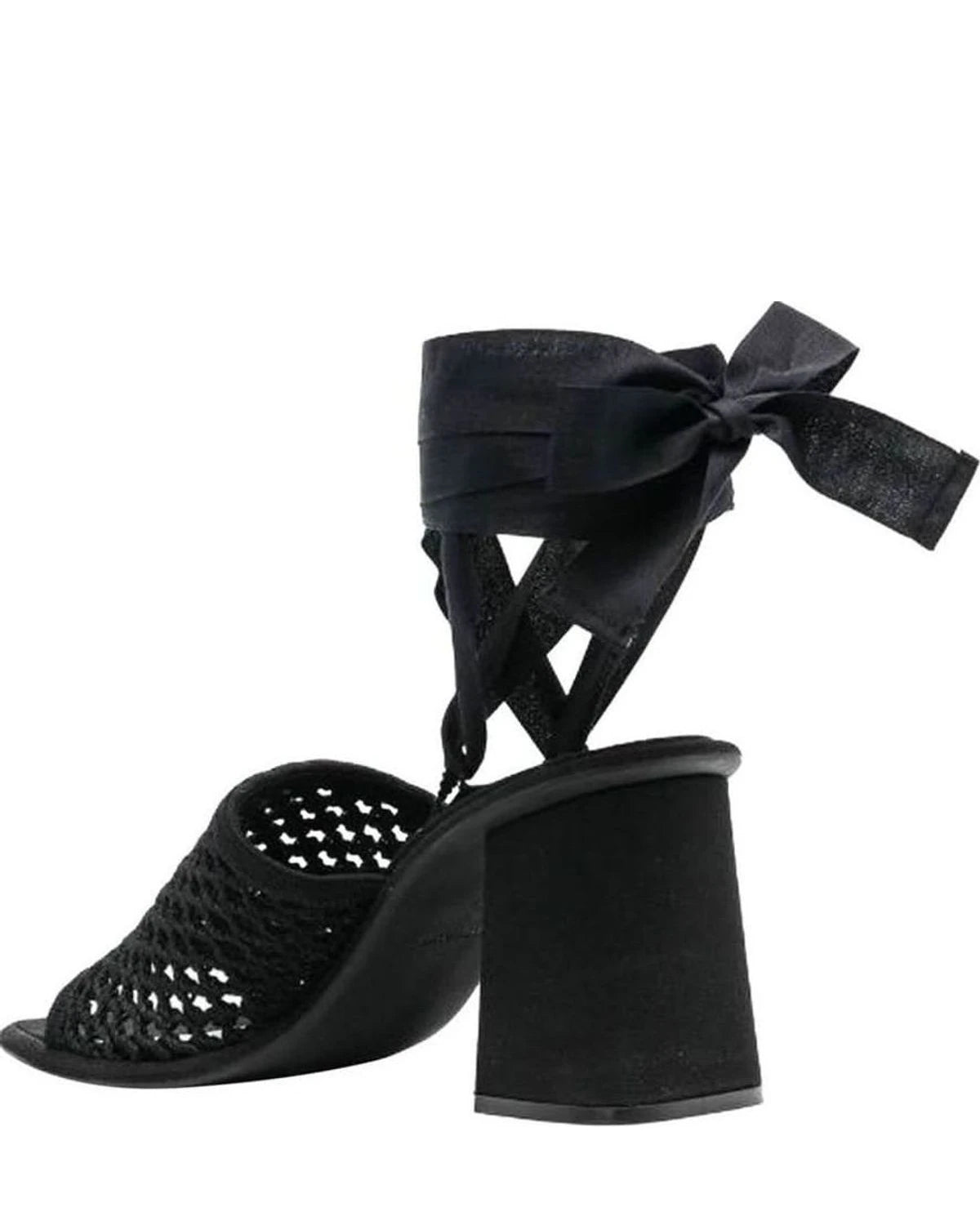 Miu Miu Black Strap Sandals Heels