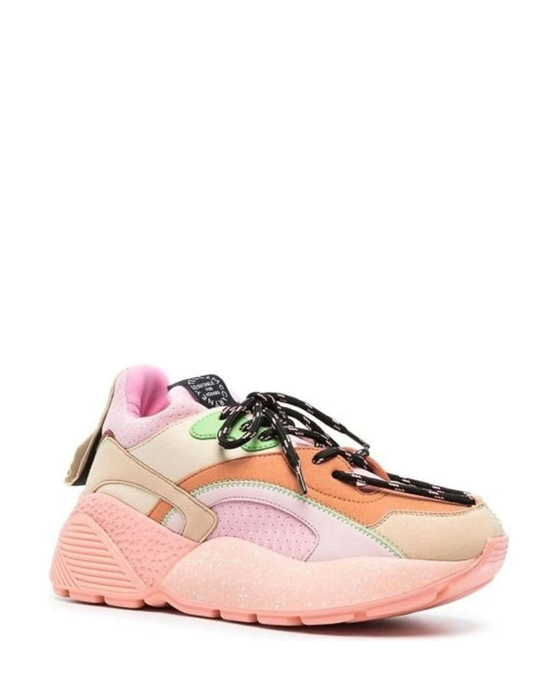 Stella Mccartney Orange Polyethylene Chunky Sneakers Sneakers