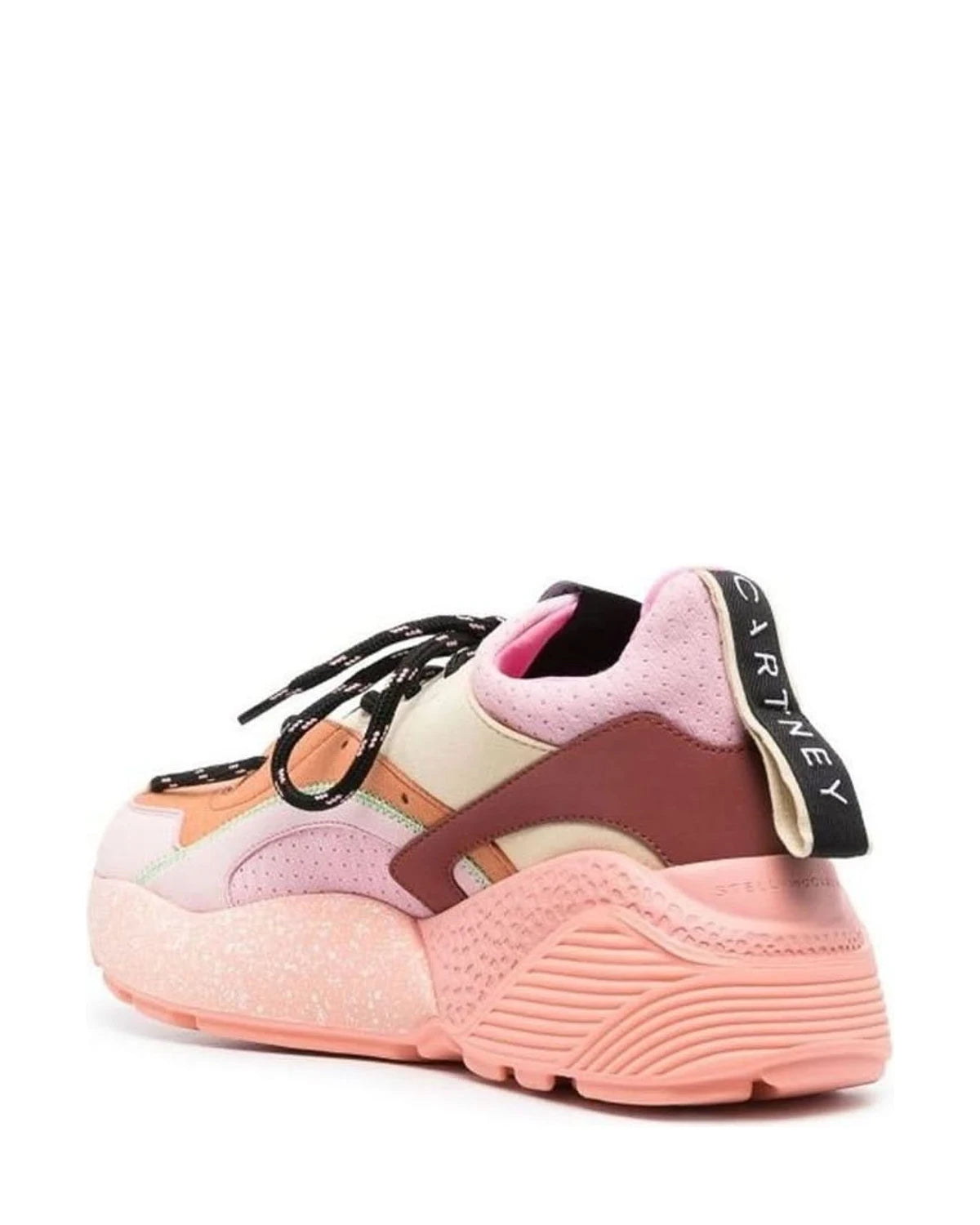 Stella Mccartney Orange Polyethylene Chunky Sneakers Sneakers