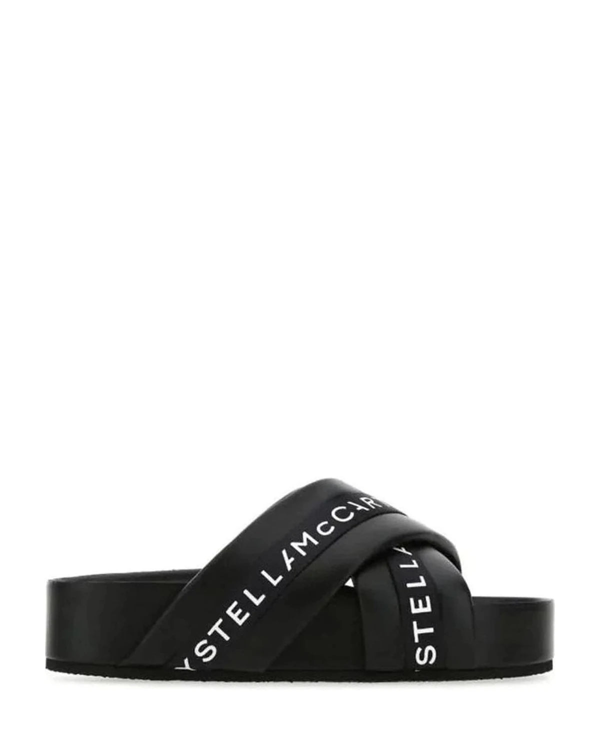 Stella Mccartney Black Polyethylene Slippers Flats